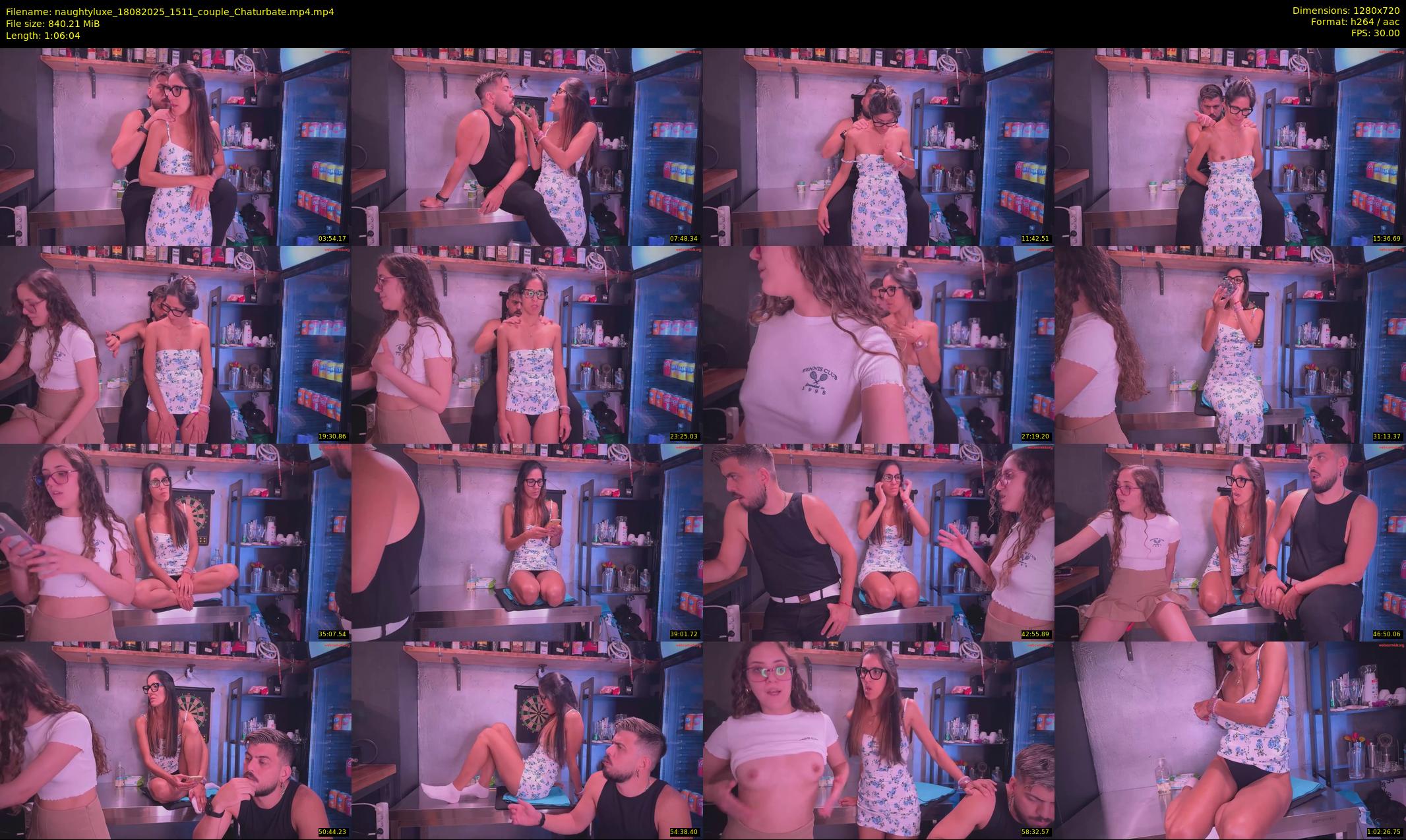 naughtyluxe — 67 minute Chaturbate couple cam show recording, 720p, Aug 18, 2025