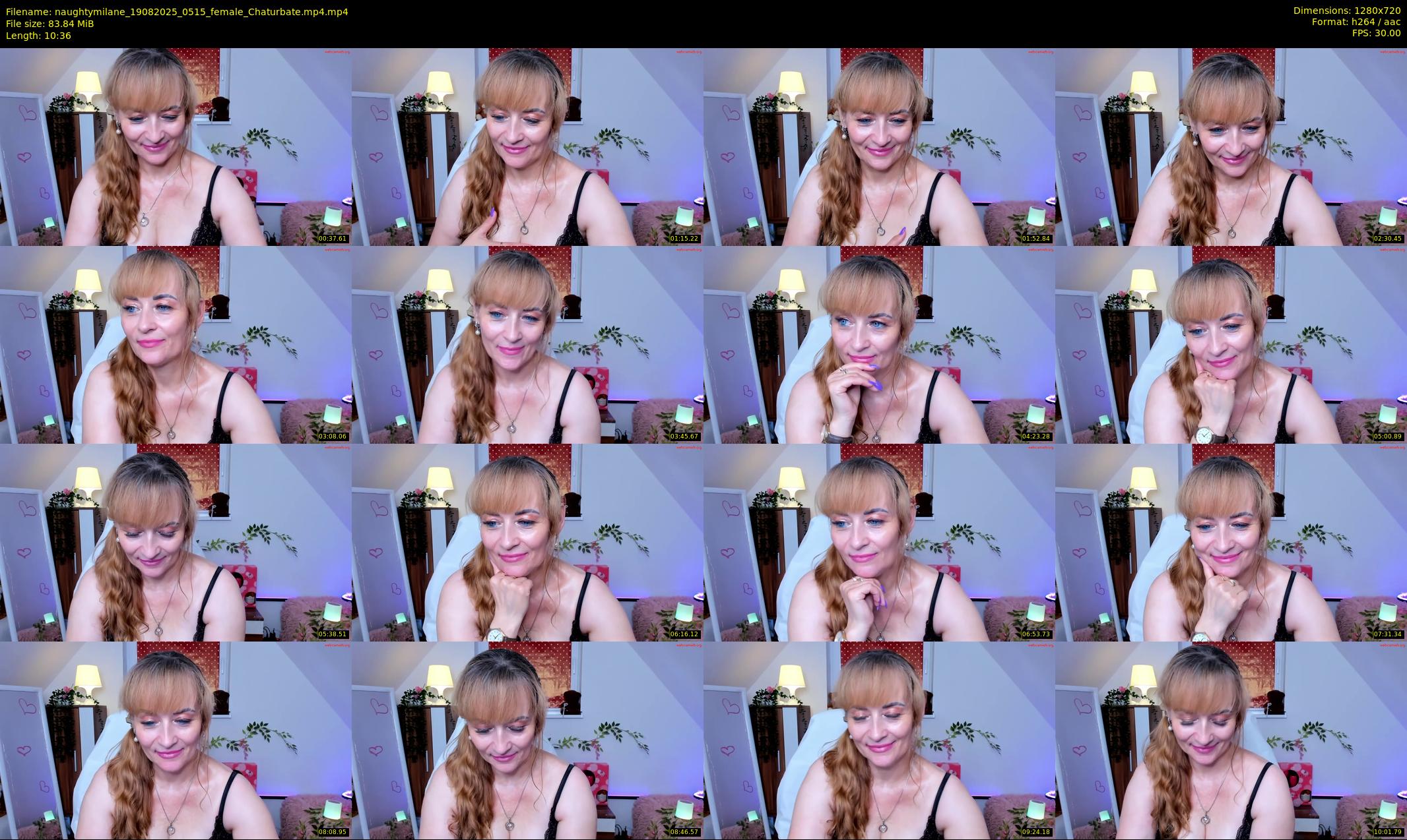 naughtymilane — 11 minute Chaturbate female cam show recording, 720p, Aug 19, 2025