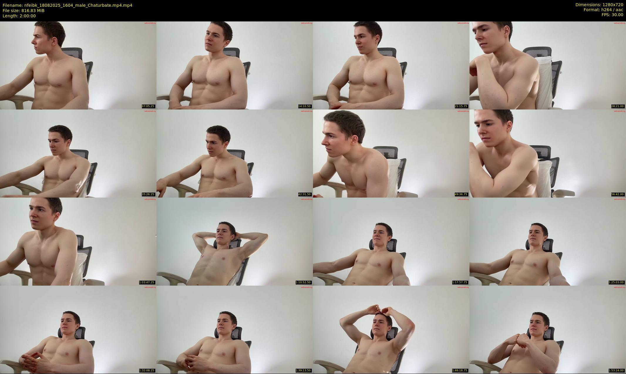 nfeibk — 120 minute Chaturbate male cam show recording, 720p, Aug 18, 2025