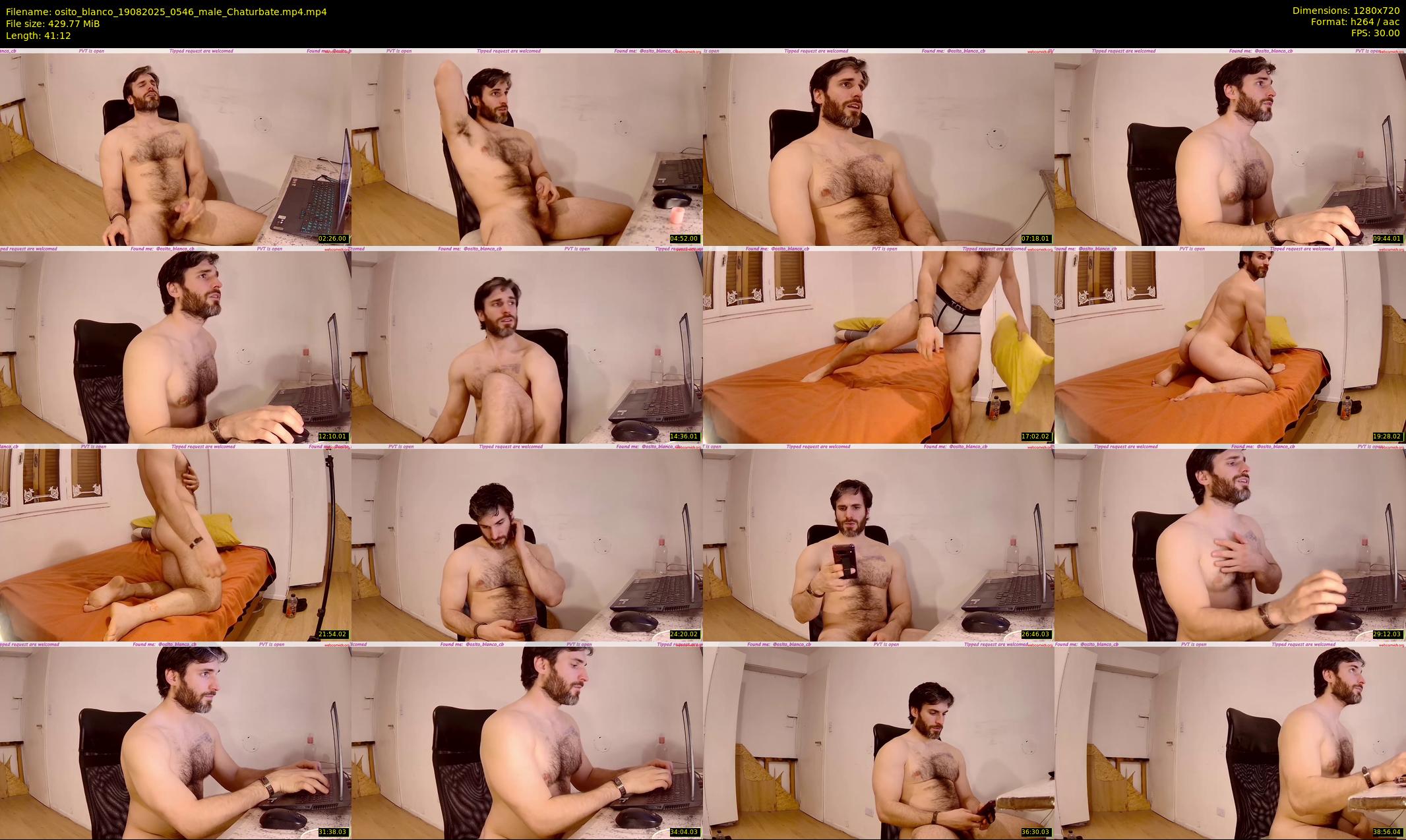 osito_blanco — 42 minute Chaturbate male cam show recording, 720p, Aug 19, 2025