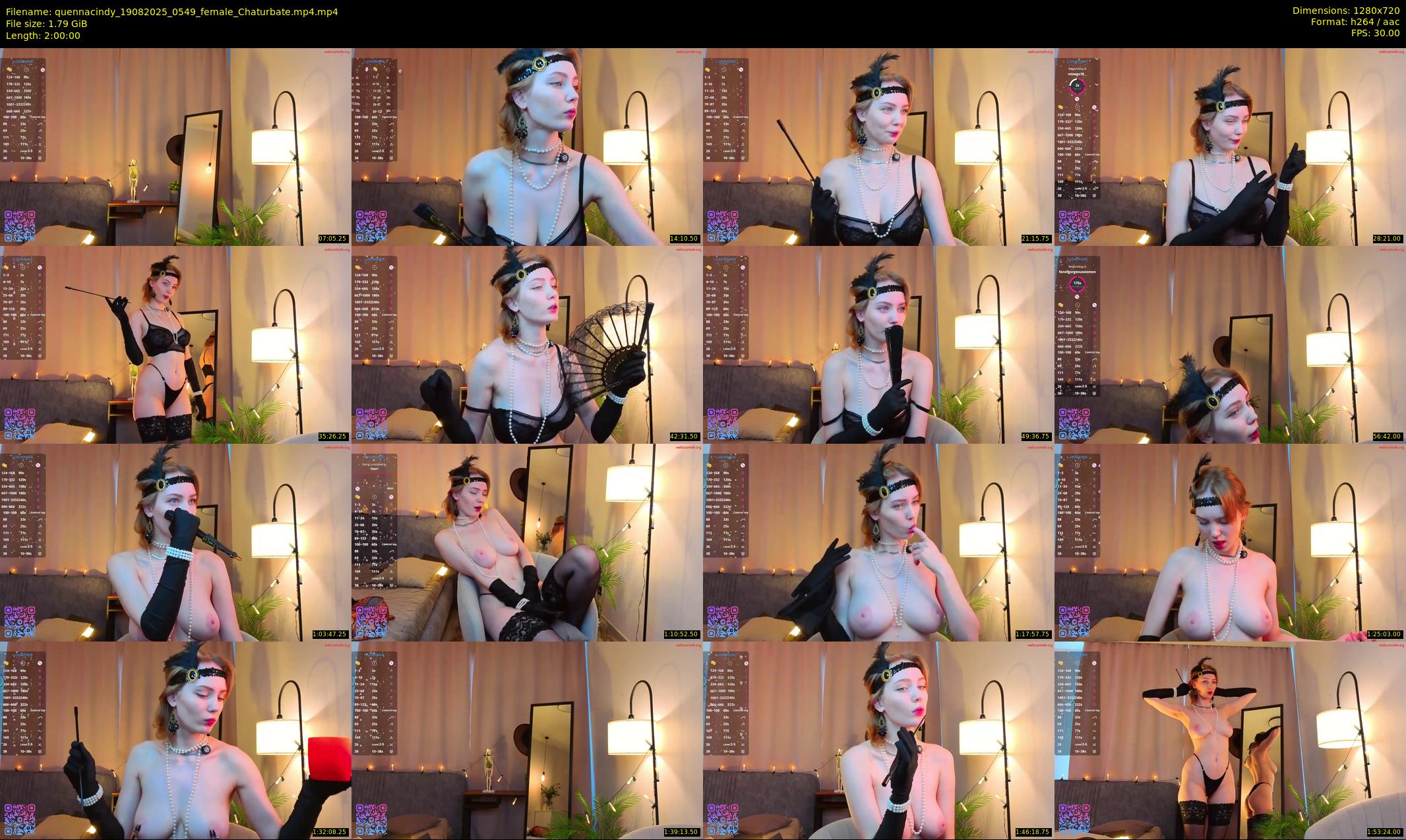 quennacindy — 120 minute Chaturbate female cam show recording, 720p, Aug 19, 2025