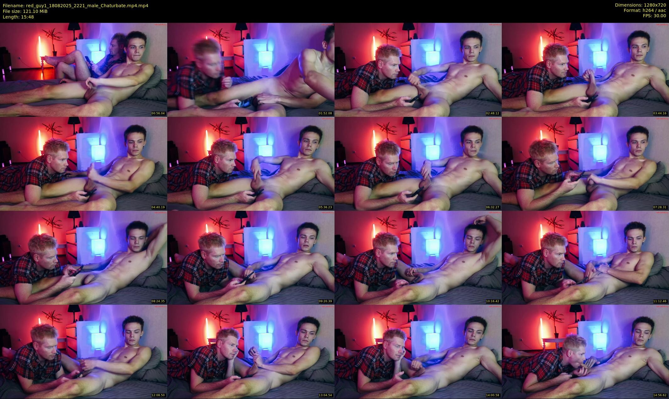 red_guy1 — 16 minute Chaturbate male cam show recording, 720p, Aug 18, 2025