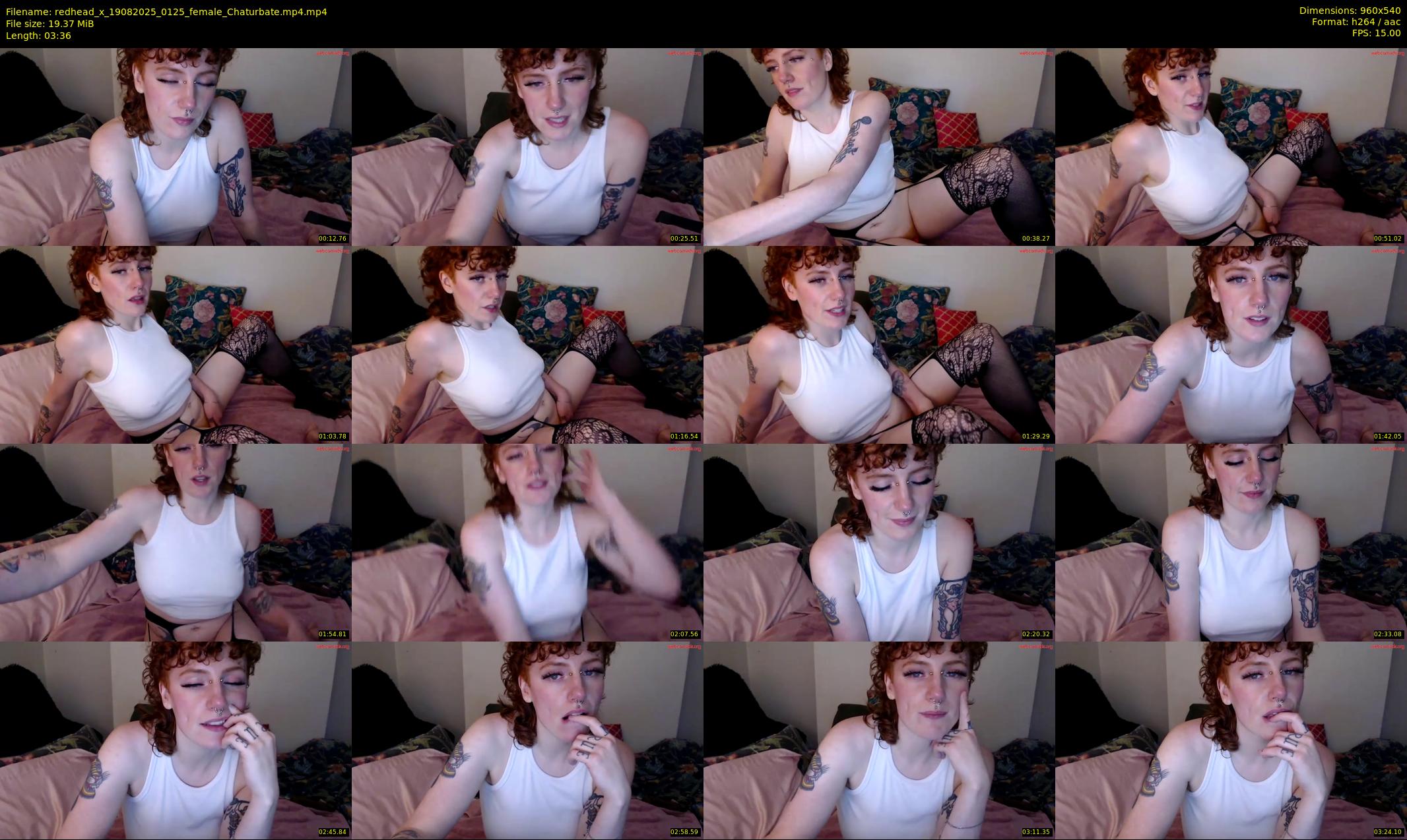 redhead_x — 4 minute Chaturbate female cam show recording, 480p, Aug 19, 2025