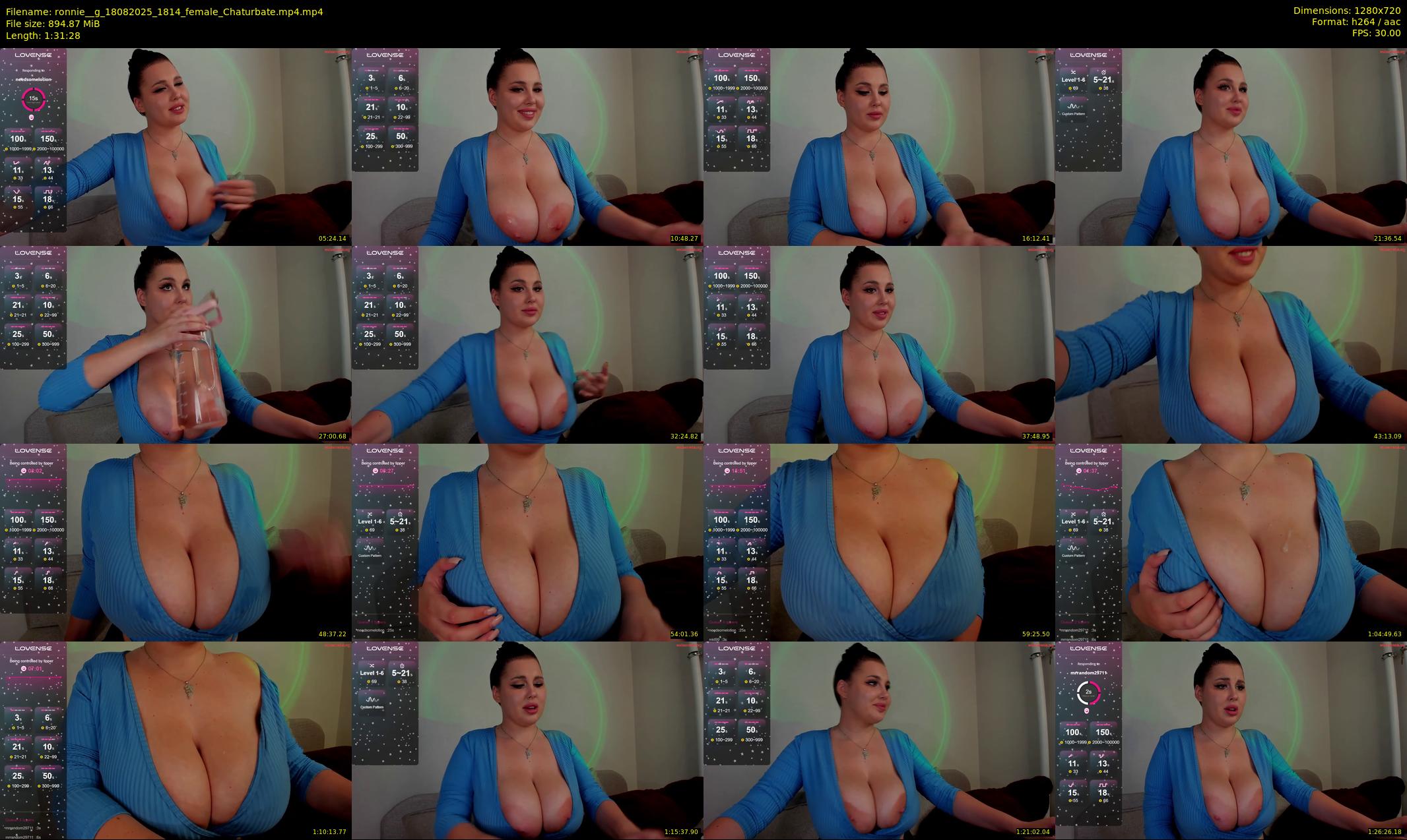 ronnie__g — 92 minute Chaturbate female cam show recording, 720p, Aug 18, 2025