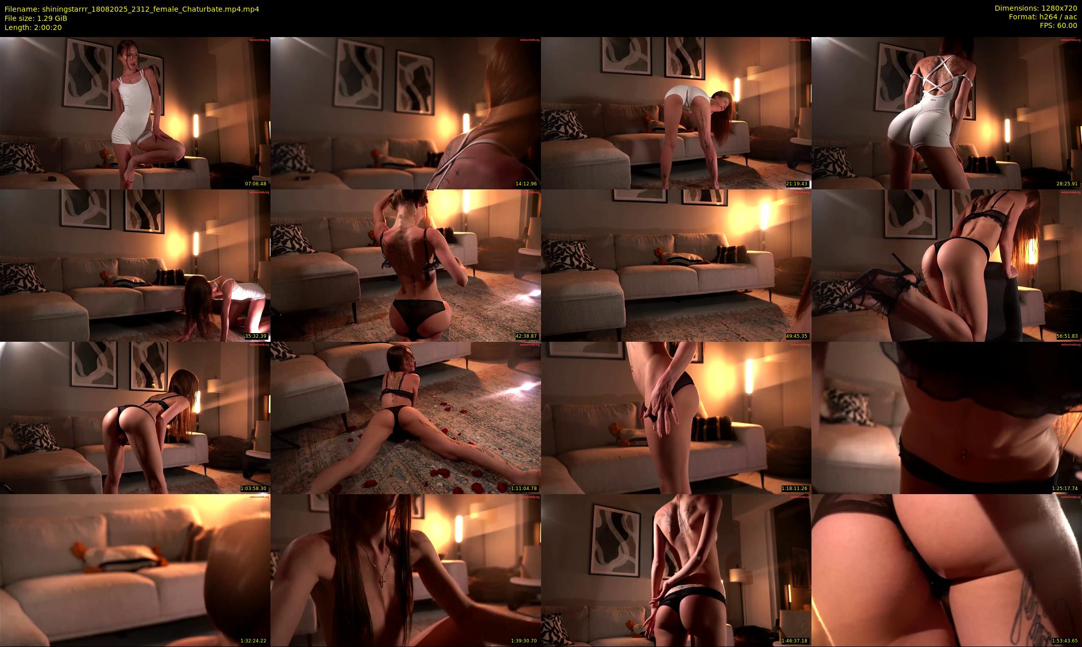 shiningstarrr — 121 minute Chaturbate female cam show recording, 720p, Aug 18, 2025