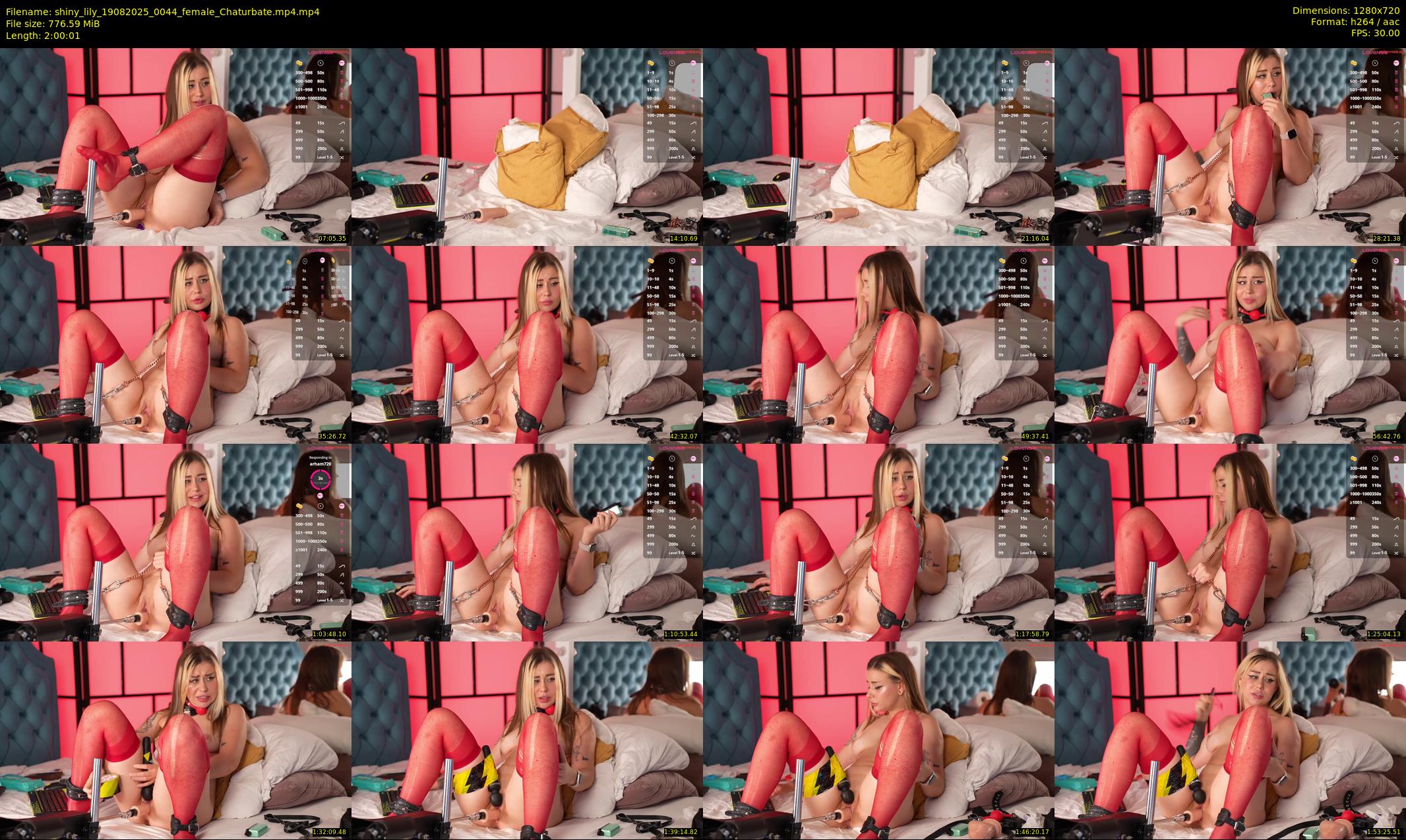 shiny_lily — 121 minute Chaturbate female cam show recording, 720p, Aug 19, 2025