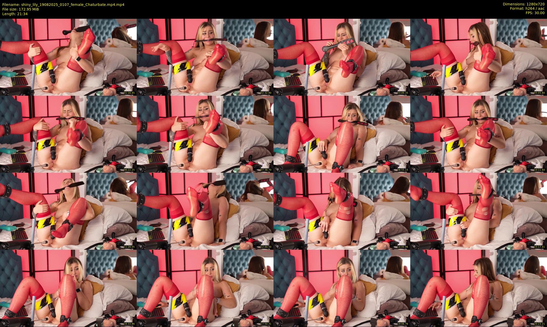 shiny_lily — 22 minute Chaturbate female cam show recording, 720p, Aug 19, 2025
