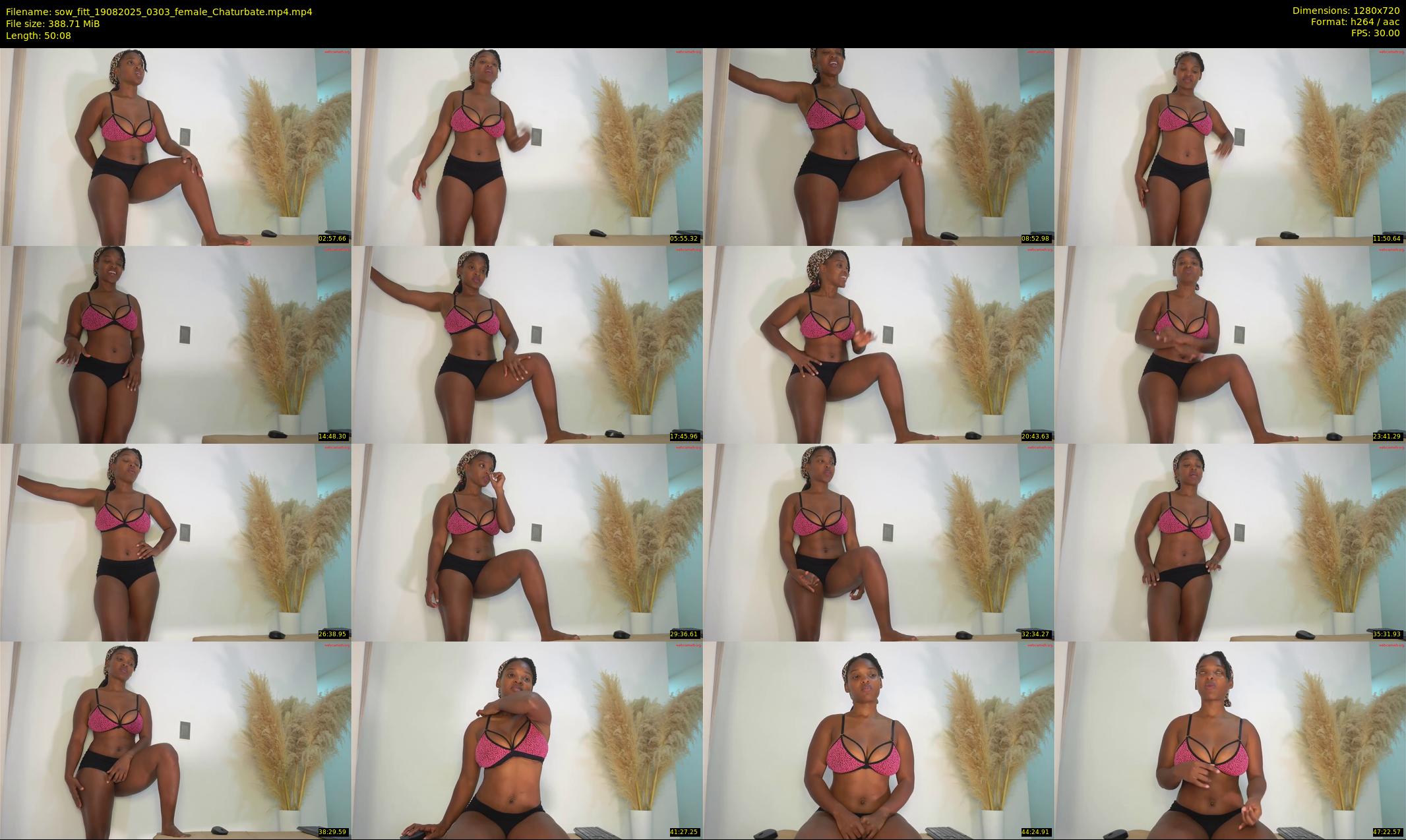 sow_fitt — 51 minute Chaturbate female cam show recording, 720p, Aug 19, 2025