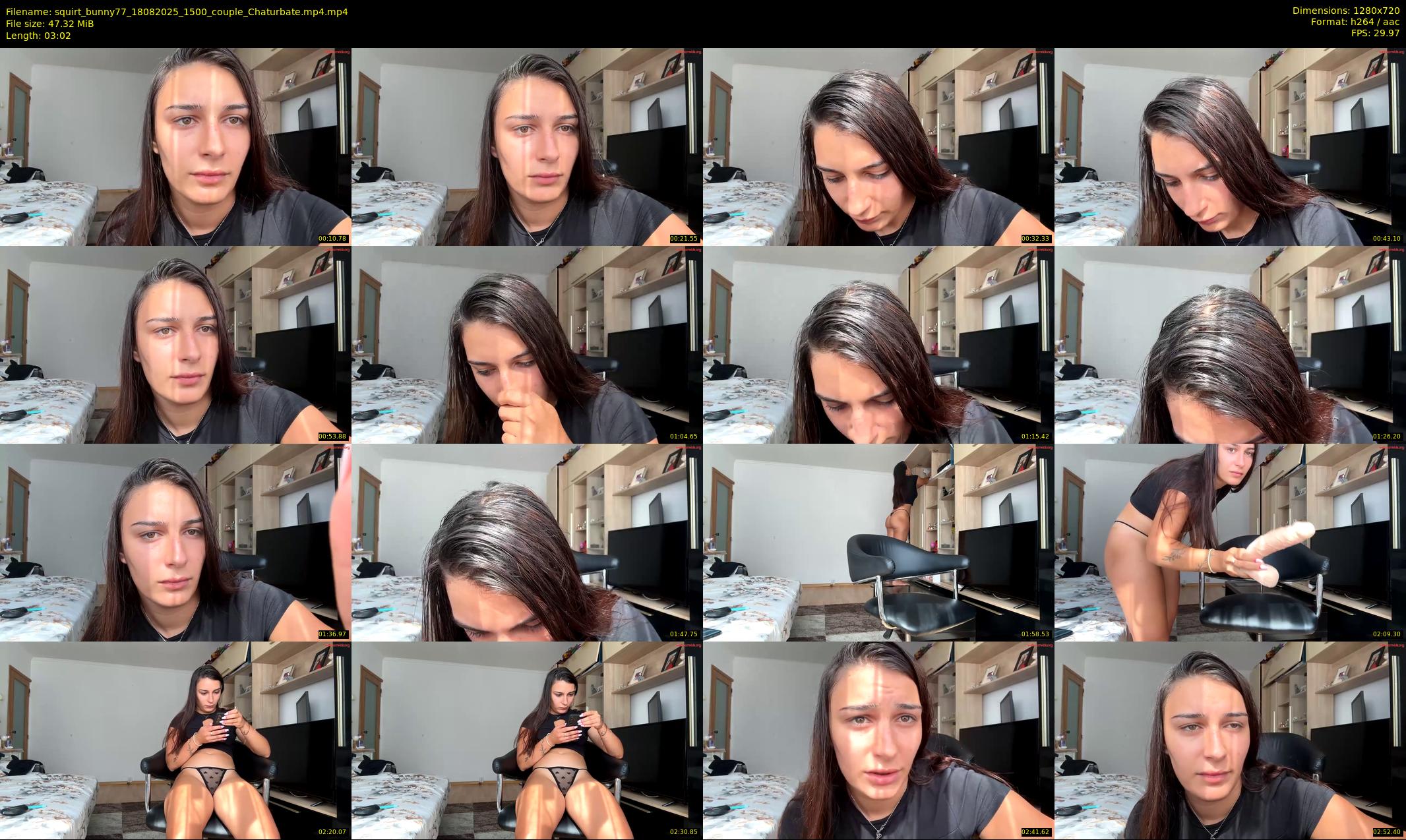 squirt_bunny77 — 4 minute Chaturbate couple cam show recording, 720p, Aug 18, 2025