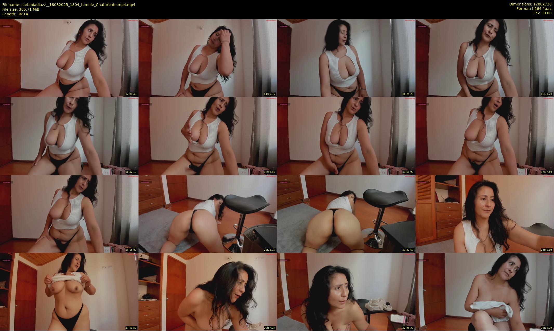 stefaniadiazz_ — 37 minute Chaturbate female cam show recording, 720p, Aug 18, 2025