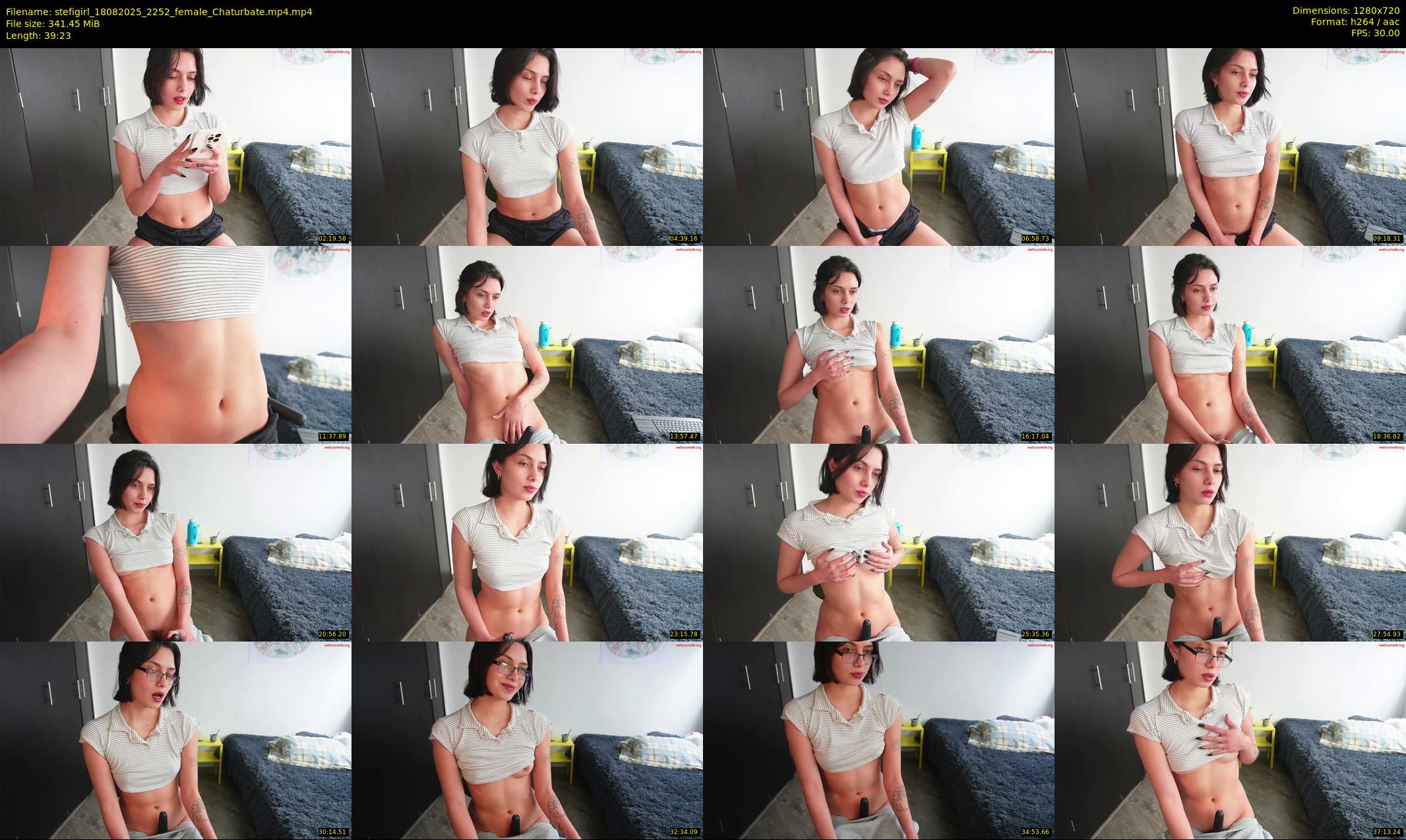 stefigirl — 40 minute Chaturbate female cam show recording, 720p, Aug 18, 2025