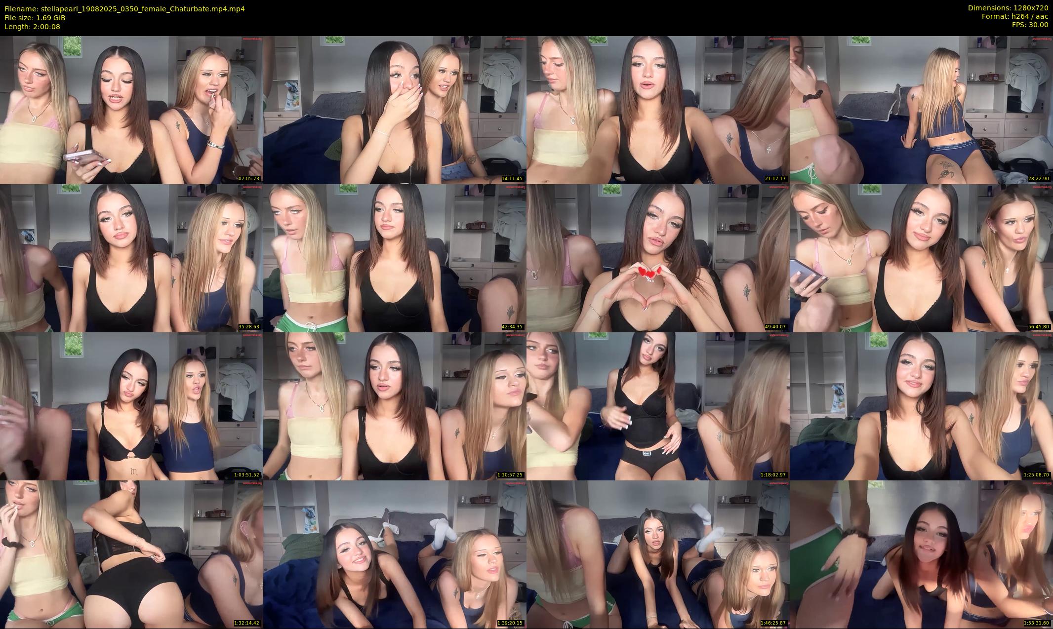 stellapearl — 121 minute Chaturbate female cam show recording, 720p, Aug 19, 2025