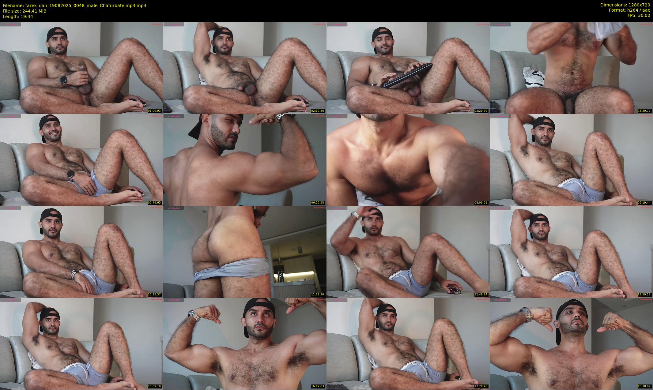 tarek_dan — 20 minute Chaturbate male cam show recording, 720p, Aug 19, 2025