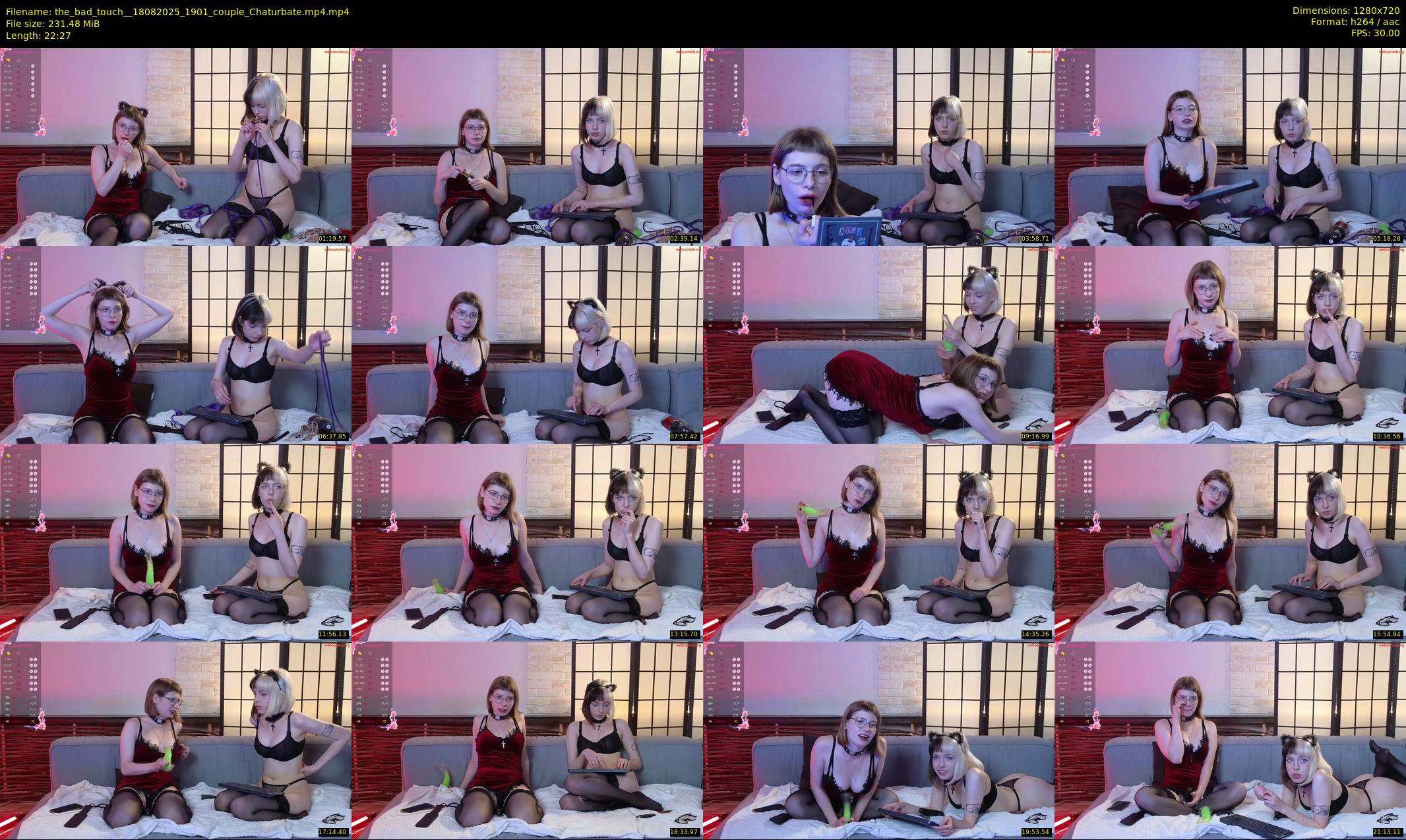the_bad_touch_ — 23 minute Chaturbate couple cam show recording, 720p, Aug 18, 2025