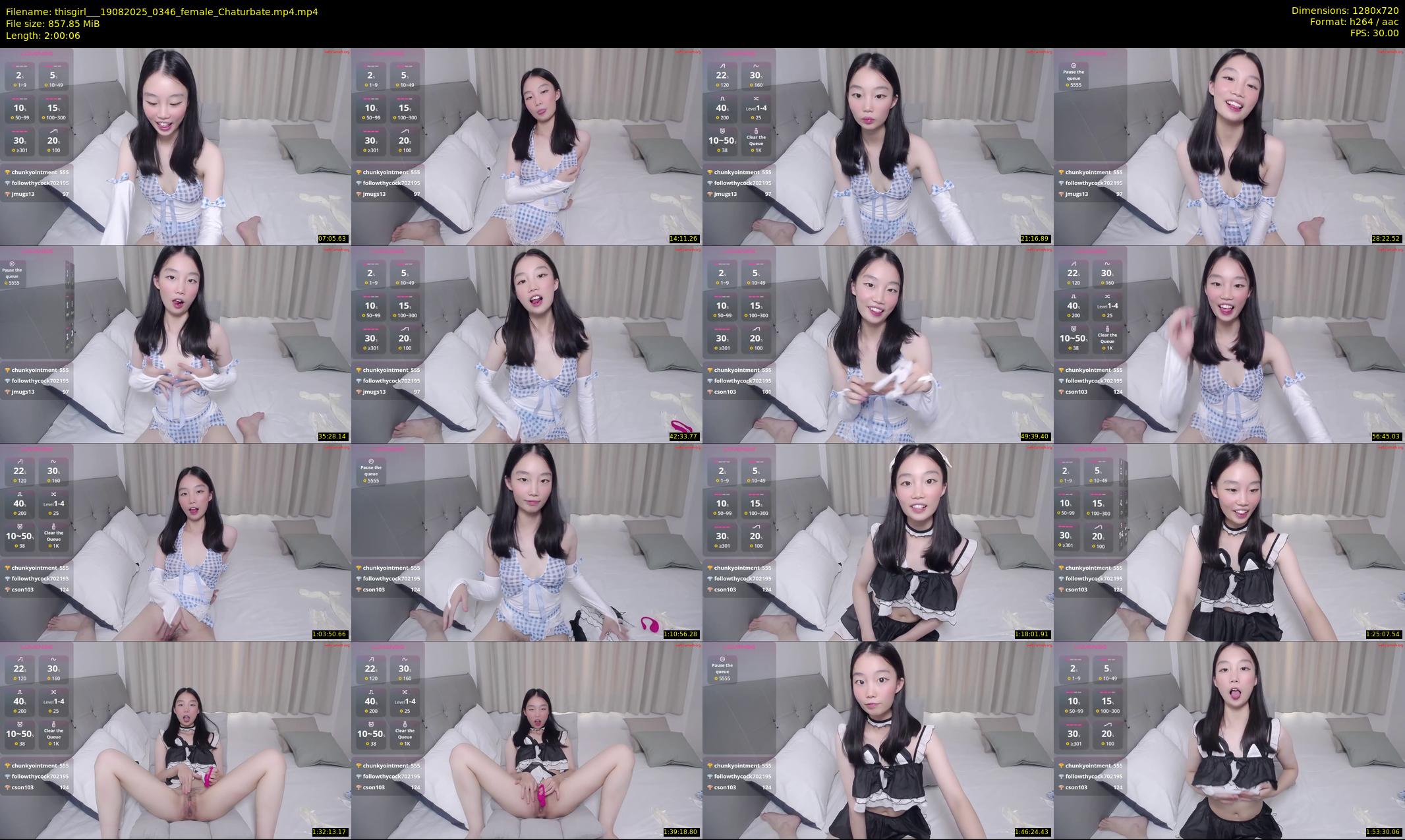 thisgirl__ — 121 minute Chaturbate female cam show recording, 720p, Aug 19, 2025