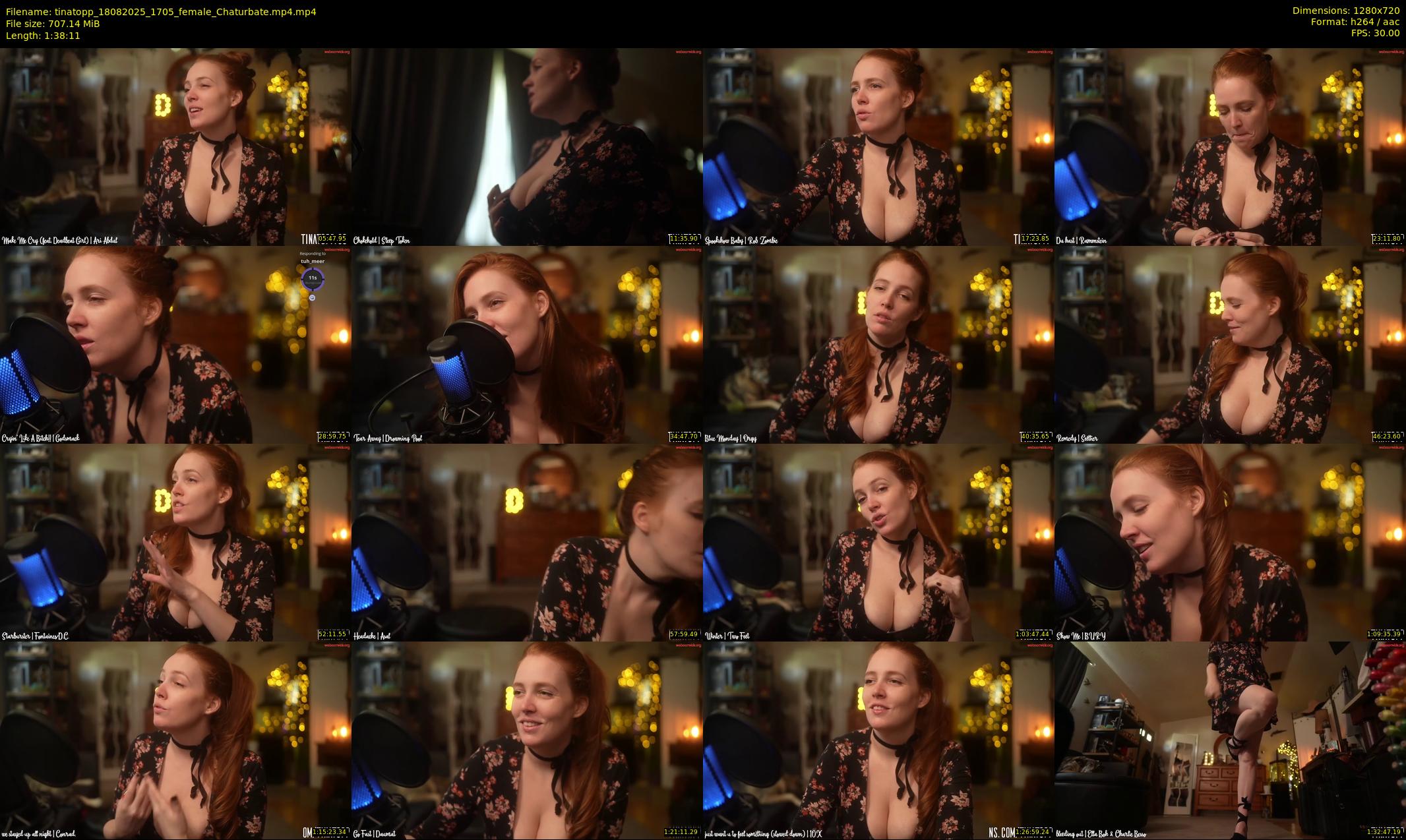 tinatopp — 99 minute Chaturbate female cam show recording, 720p, Aug 18, 2025