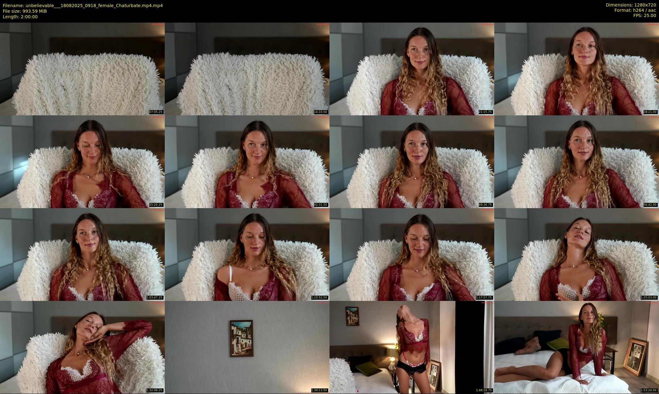 unbelievable__ — 120 minute Chaturbate female cam show recording, 720p, Aug 18, 2025