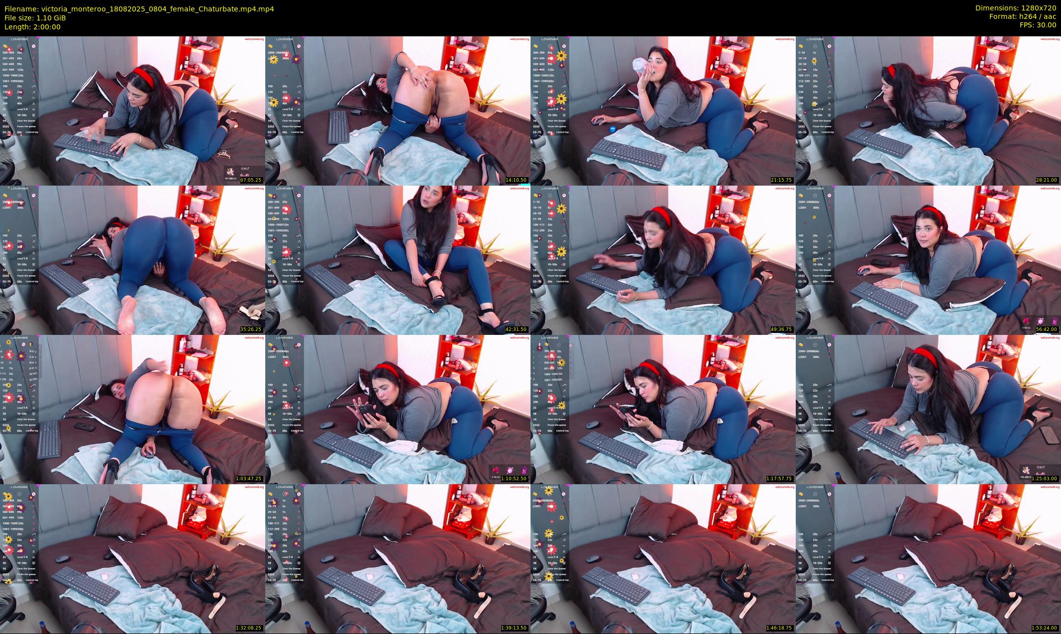 victoria_monteroo — 120 minute Chaturbate female cam show recording, 720p, Aug 18, 2025