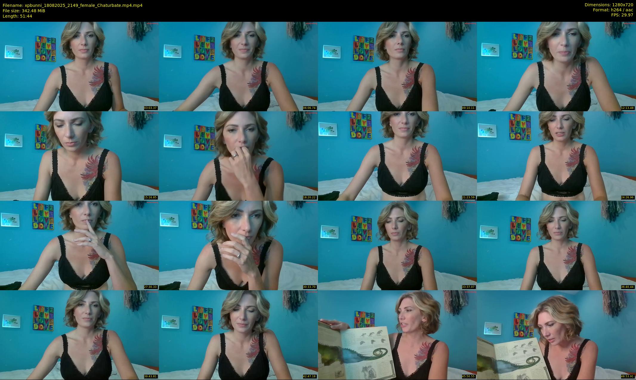 xpbunni — 52 minute Chaturbate female cam show recording, 720p, Aug 18, 2025