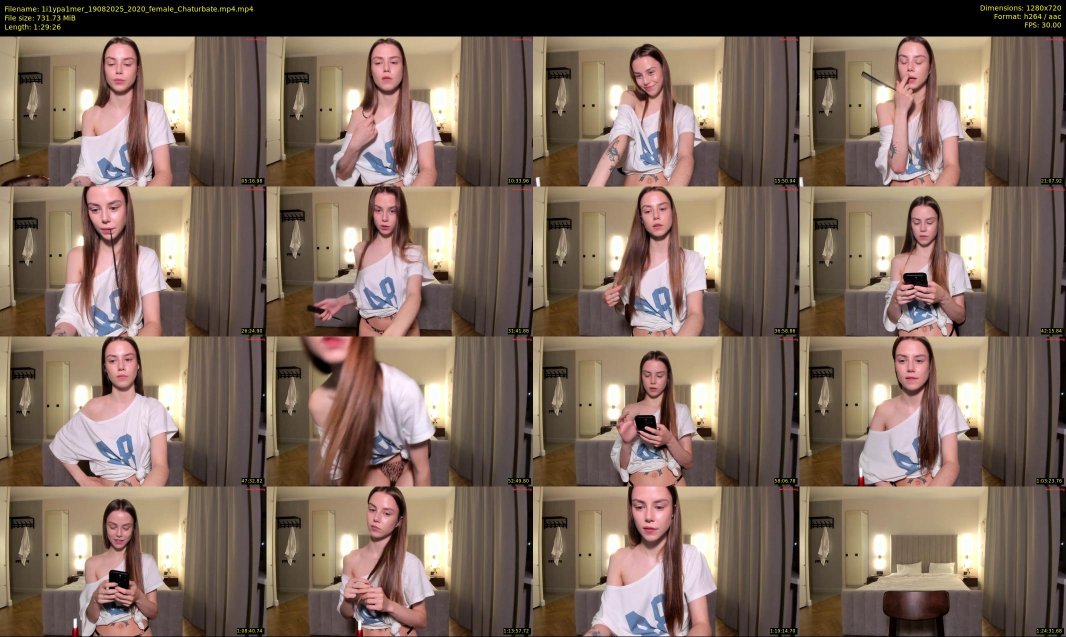 1i1ypa1mer — 90 minute Chaturbate female cam show recording, 720p, Aug 19, 2025