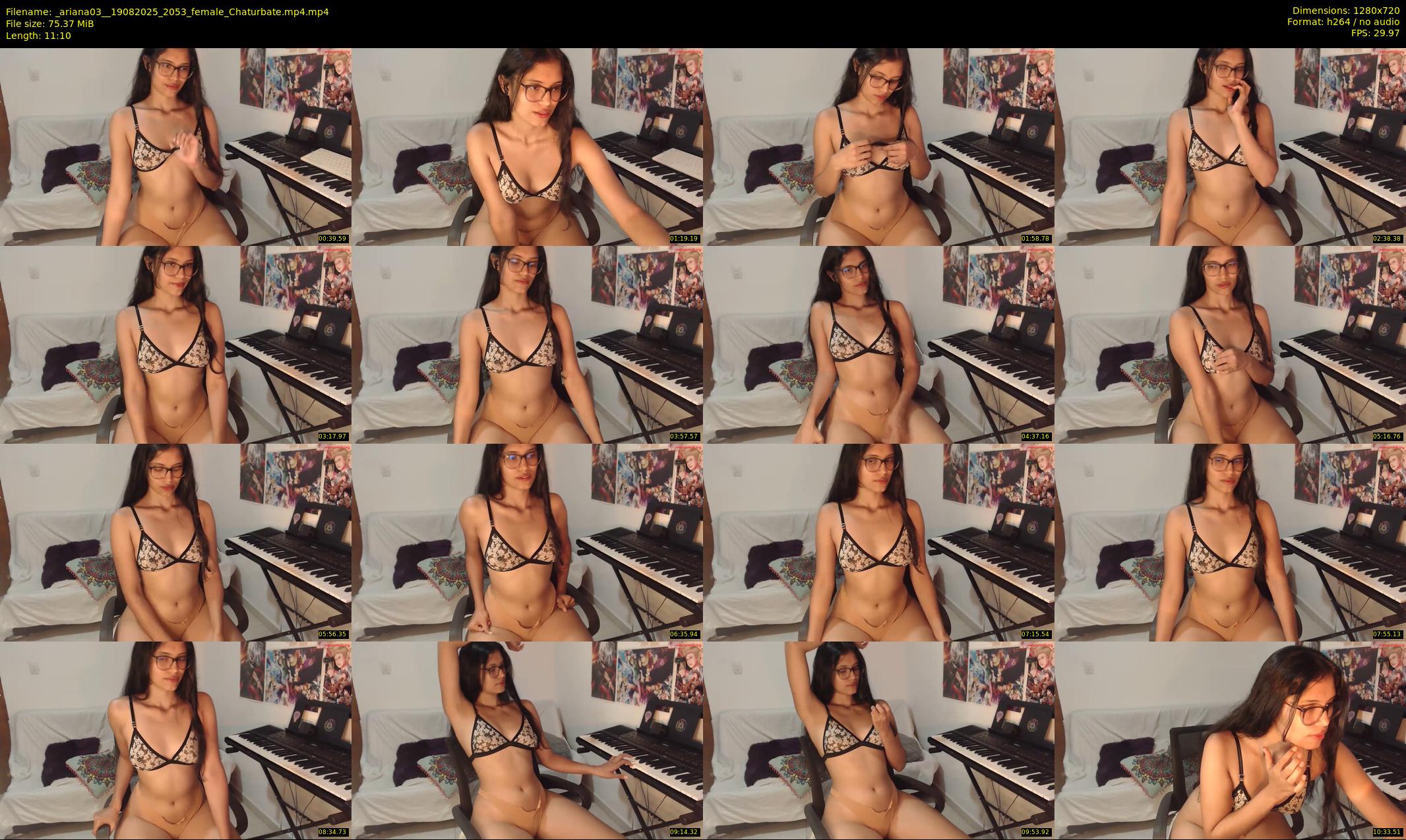 _ariana03_ — 12 minute Chaturbate female cam show recording, 720p, Aug 19, 2025
