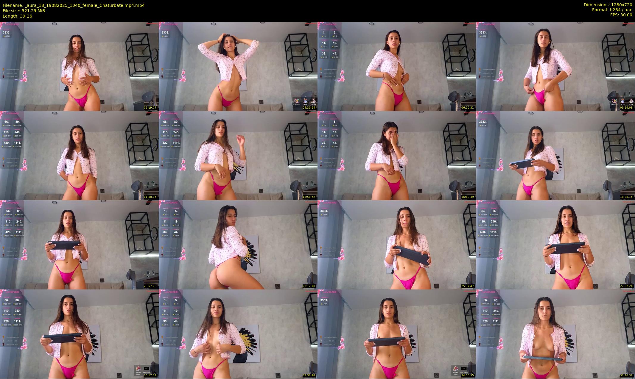 _aura_18 — 40 minute Chaturbate couple cam show recording, 720p, Aug 19, 2025