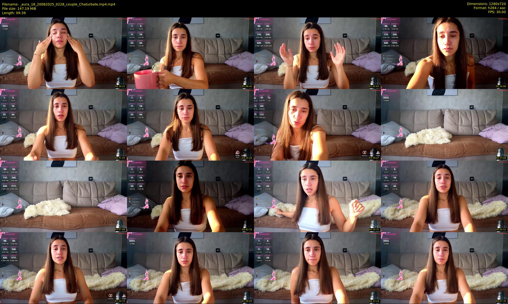 _aura_18 — 10 minute Chaturbate couple cam show recording, 720p, Aug 20, 2025