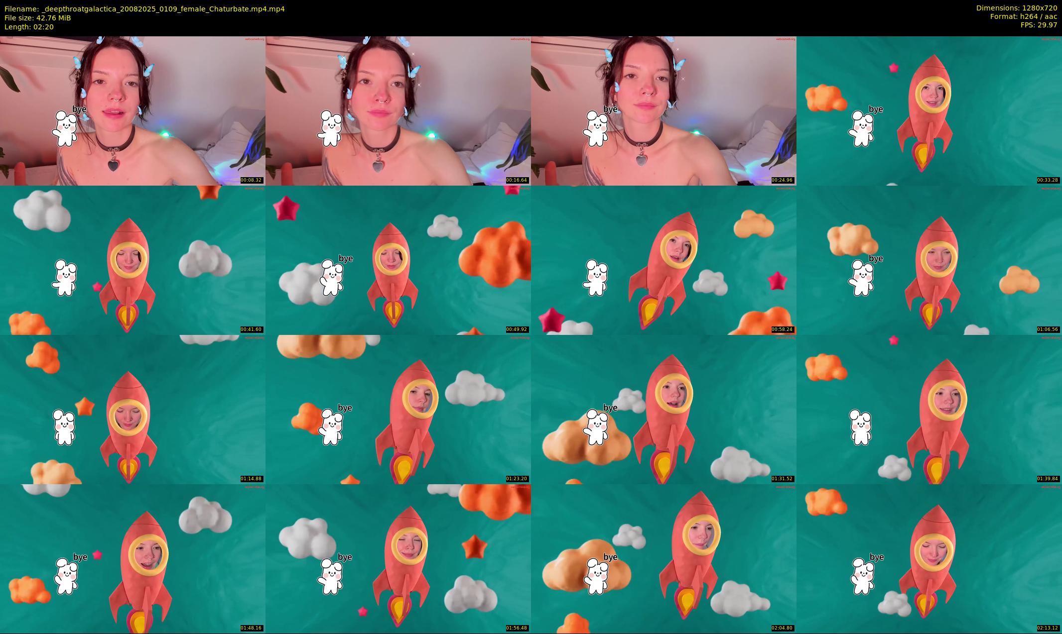 _deepthroatgalactica — 3 minute Chaturbate couple cam show recording, 720p, Aug 20, 2025