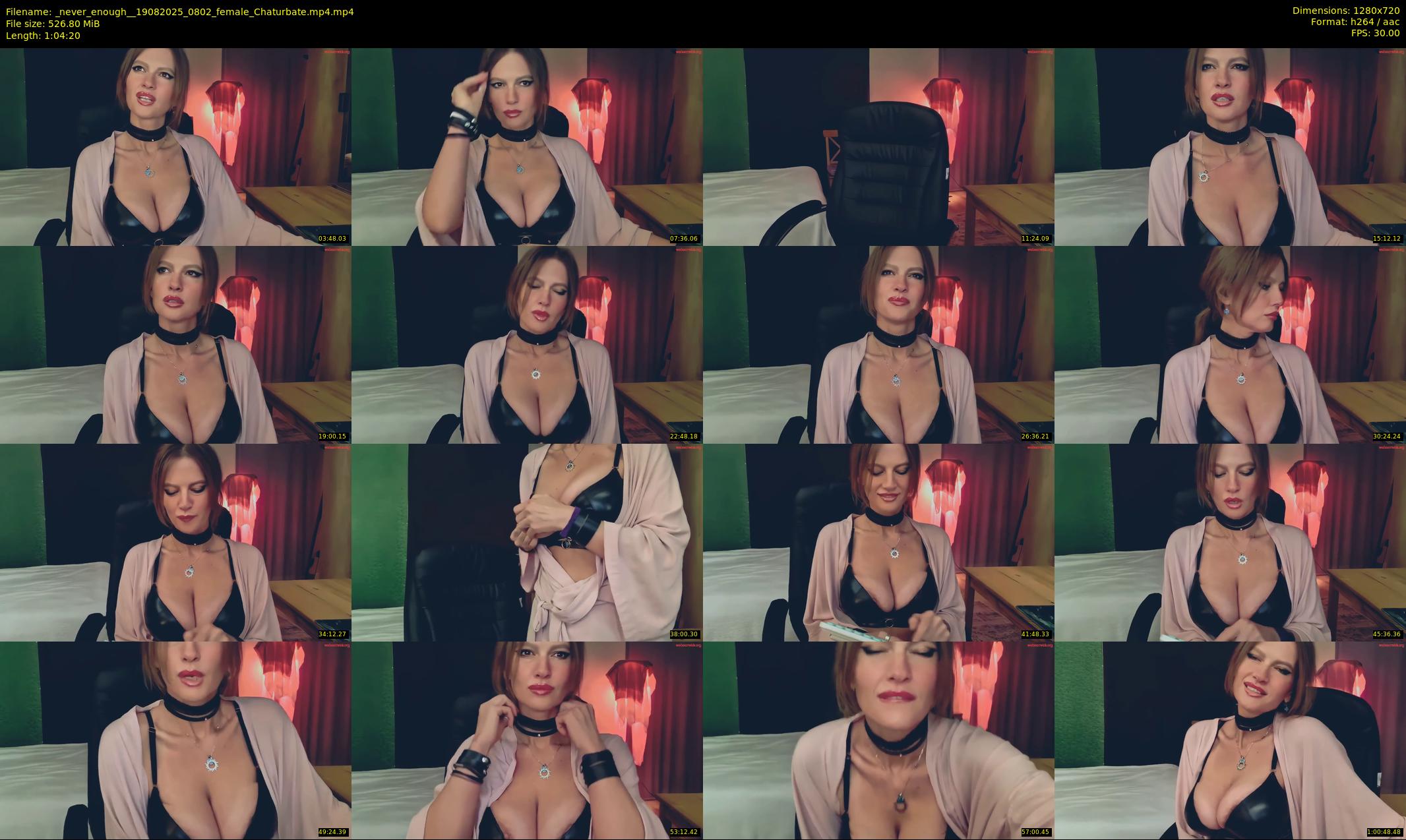 _never_enough_ — 65 minute Chaturbate female cam show recording, 720p, Aug 19, 2025