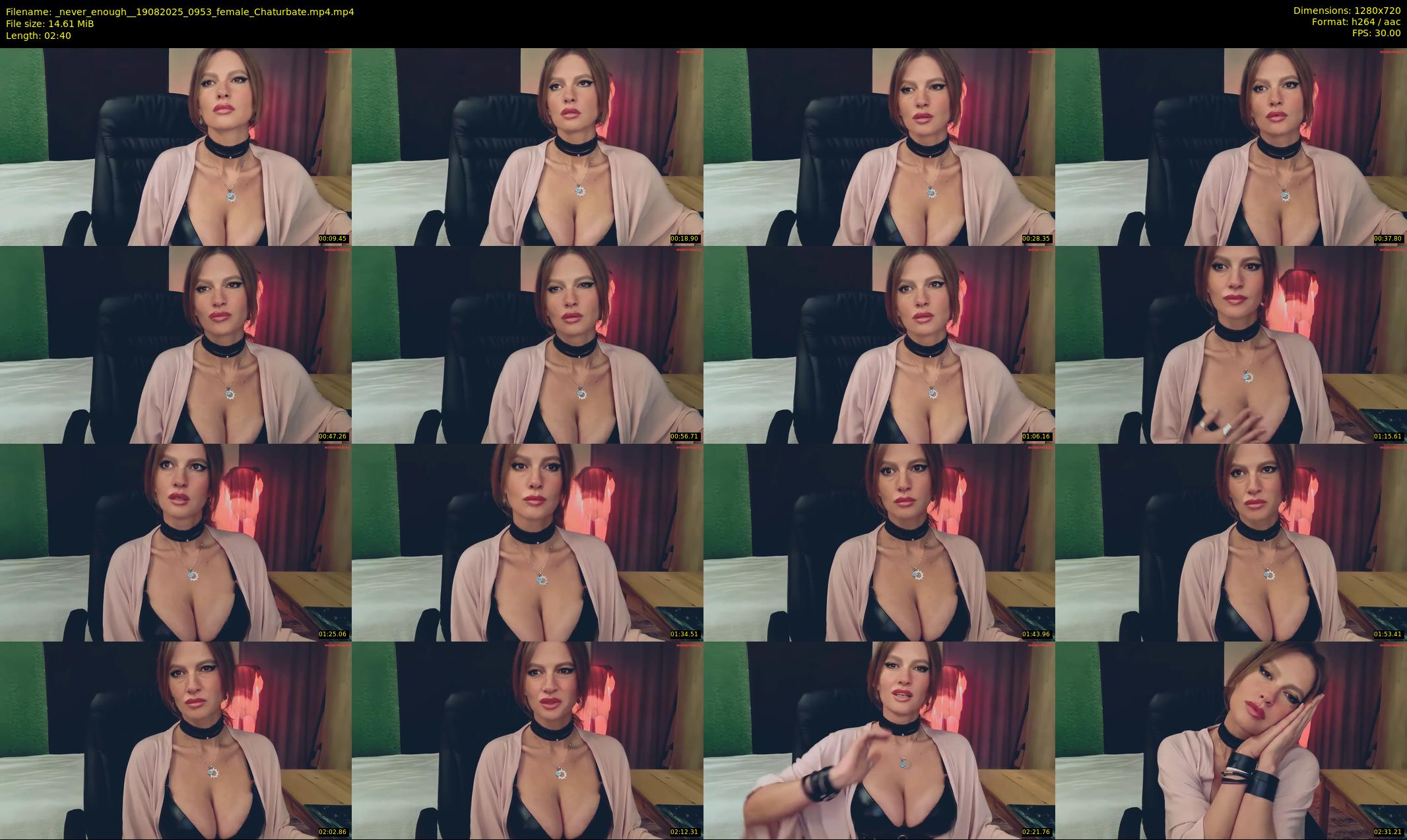 _never_enough_ — 3 minute Chaturbate female cam show recording, 720p, Aug 19, 2025