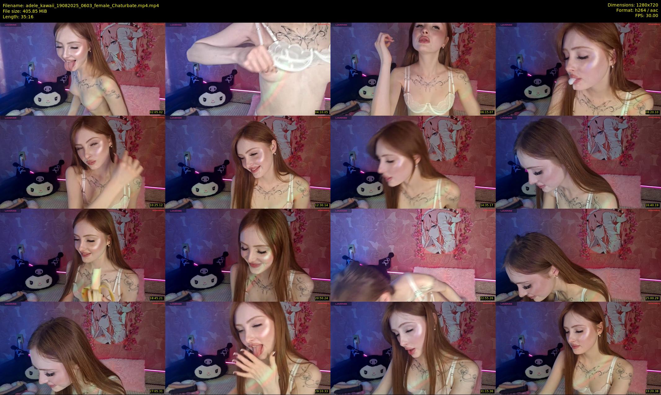 adele_kawaii — 36 minute Chaturbate female cam show recording, 720p, Aug 19, 2025