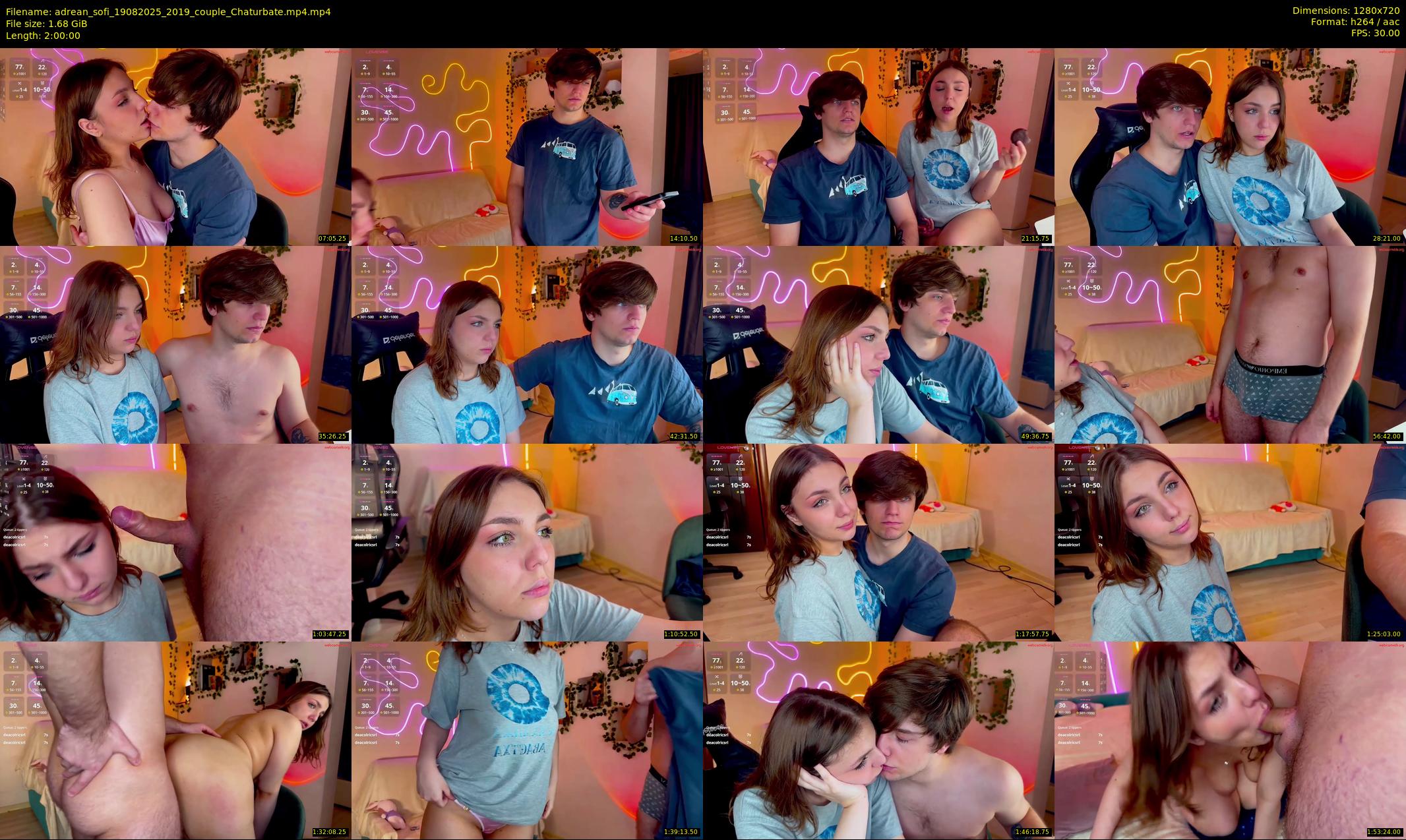 adrean_sofi — 120 minute Chaturbate couple cam show recording, 720p, Aug 19, 2025
