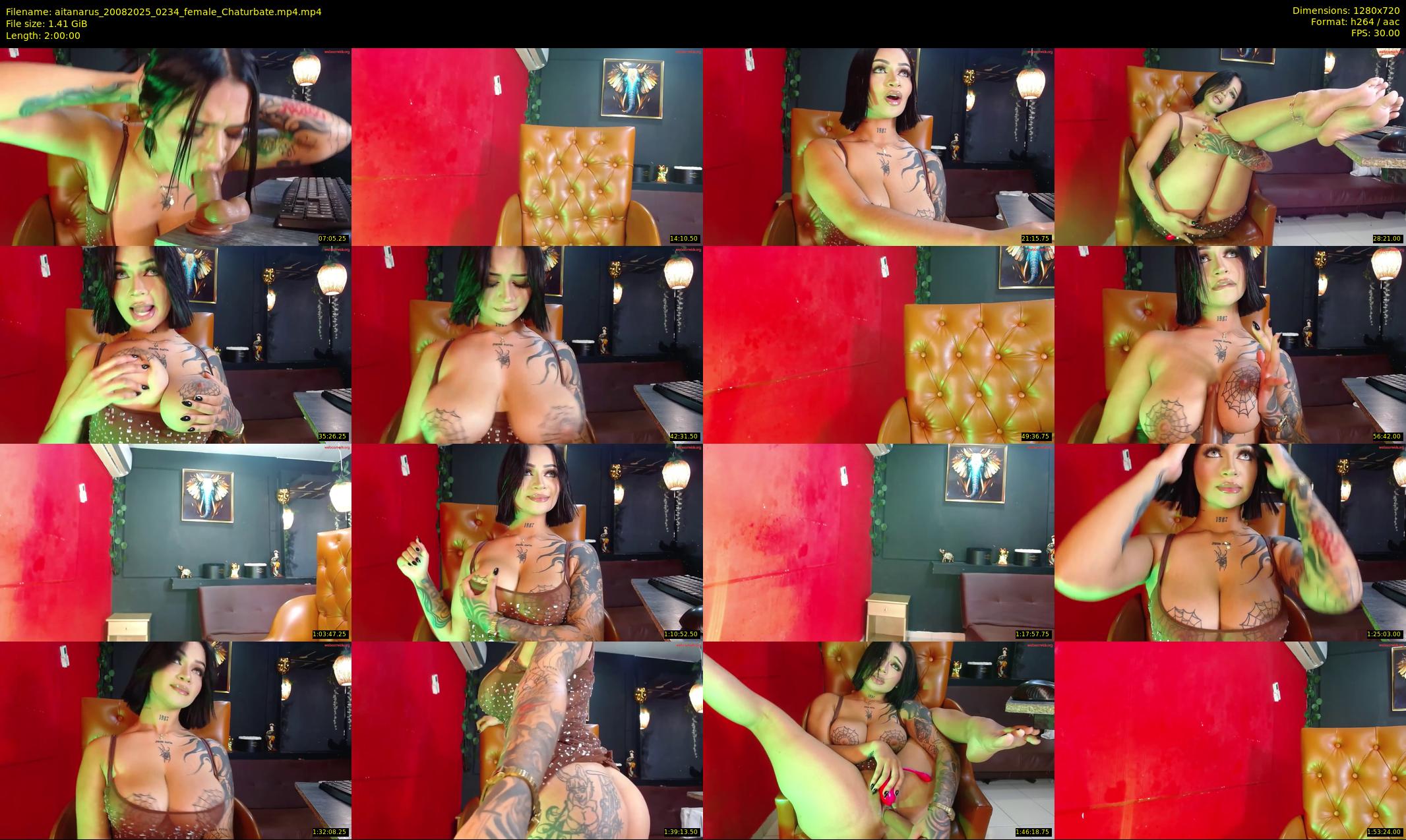 aitanarus — 120 minute Chaturbate female cam show recording, 720p, Aug 20, 2025