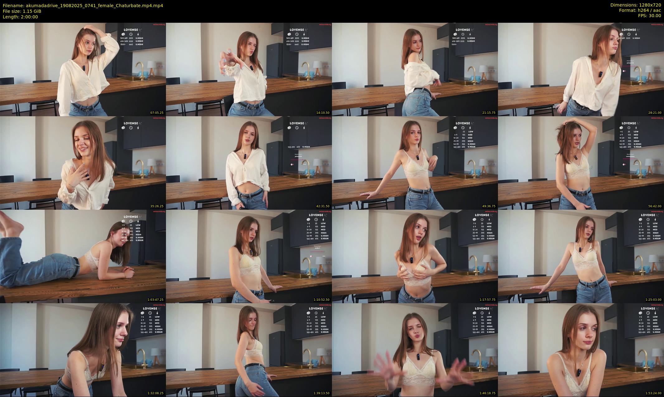 akumadadrive — 120 minute Chaturbate female cam show recording, 720p, Aug 19, 2025