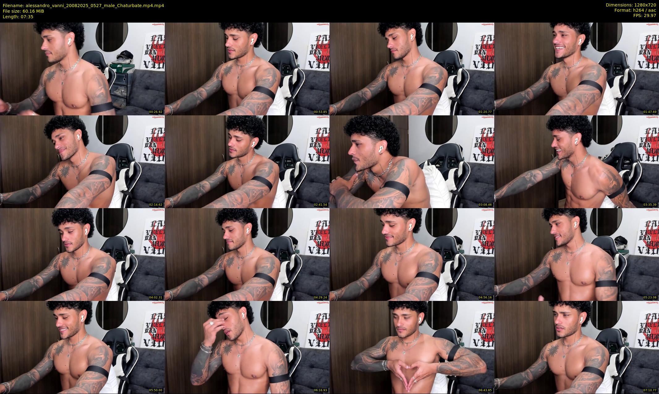 alessandro_vanni — 8 minute Chaturbate male cam show recording, 720p, Aug 20, 2025