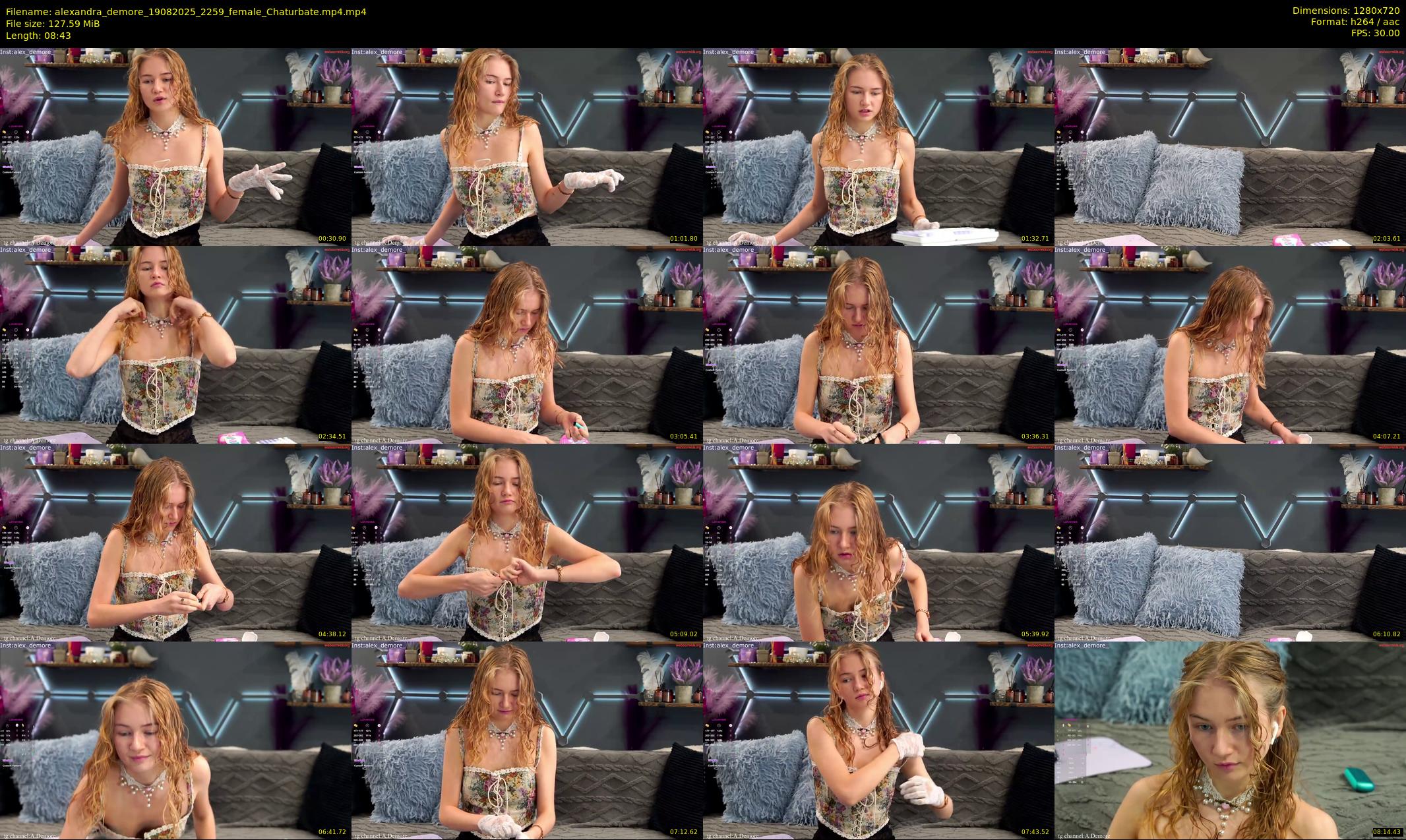 alexandra_demore — 9 minute Chaturbate female cam show recording, 720p, Aug 19, 2025
