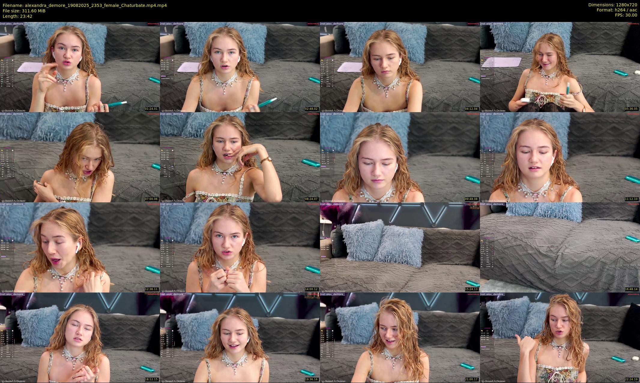 alexandra_demore — 24 minute Chaturbate female cam show recording, 720p, Aug 19, 2025