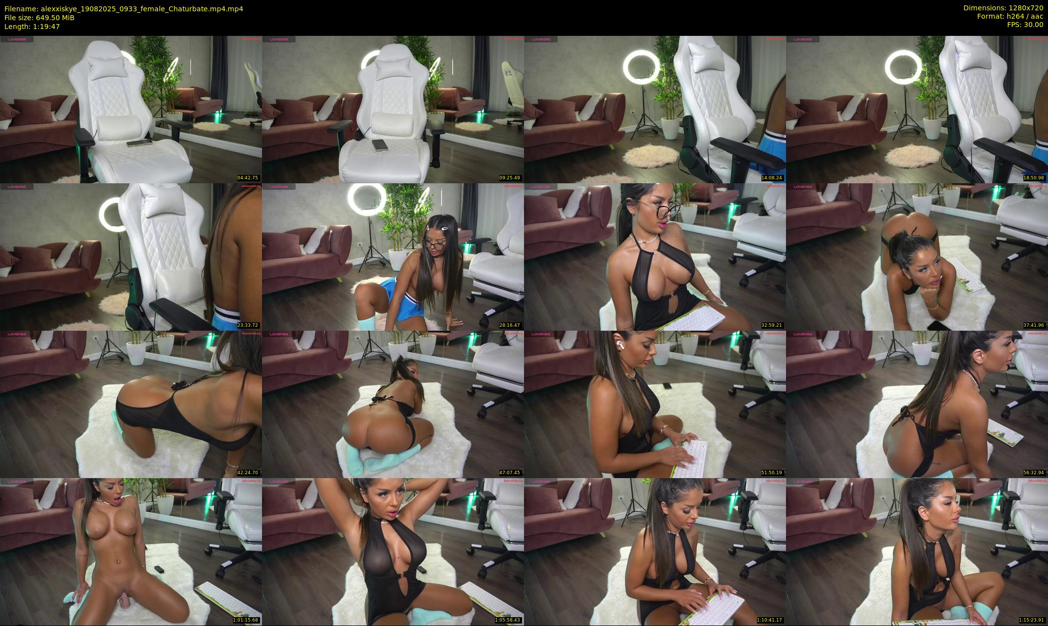 alexxiskye — 80 minute Chaturbate female cam show recording, 720p, Aug 19, 2025