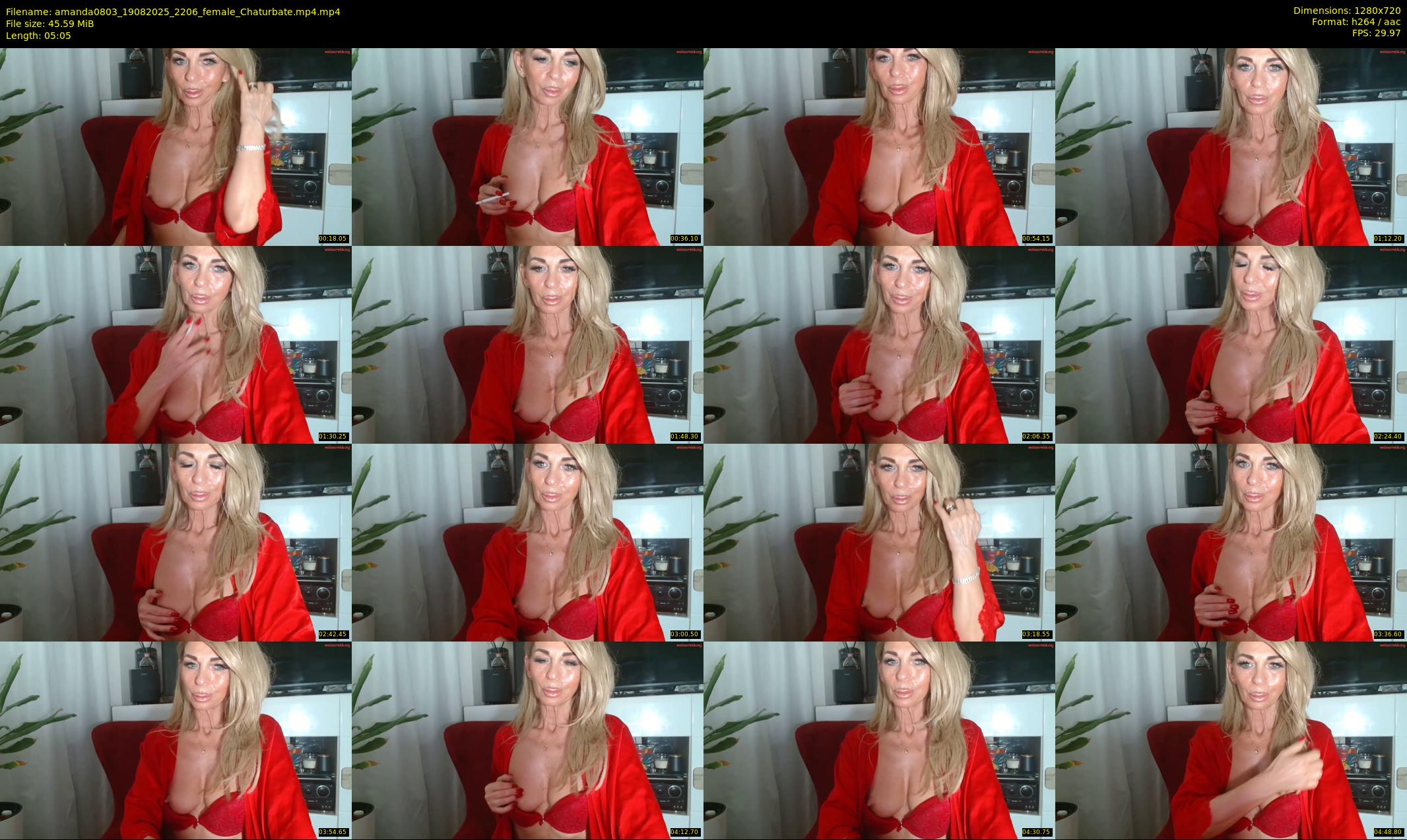 amanda0803 — 6 minute Chaturbate female cam show recording, 720p, Aug 19, 2025