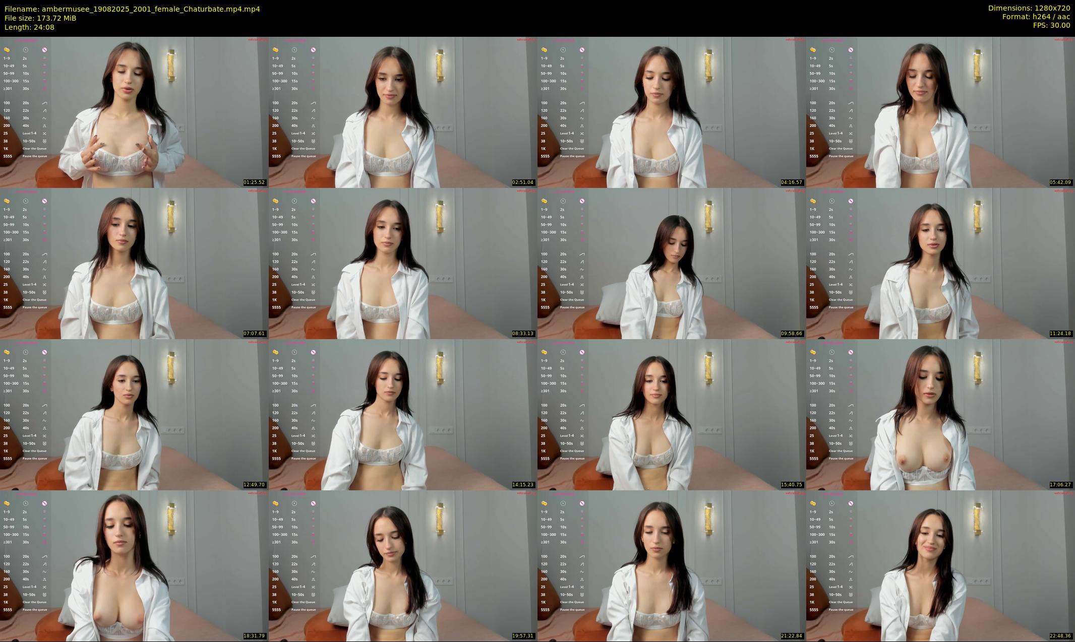 ambermusee — 25 minute Chaturbate female cam show recording, 720p, Aug 19, 2025