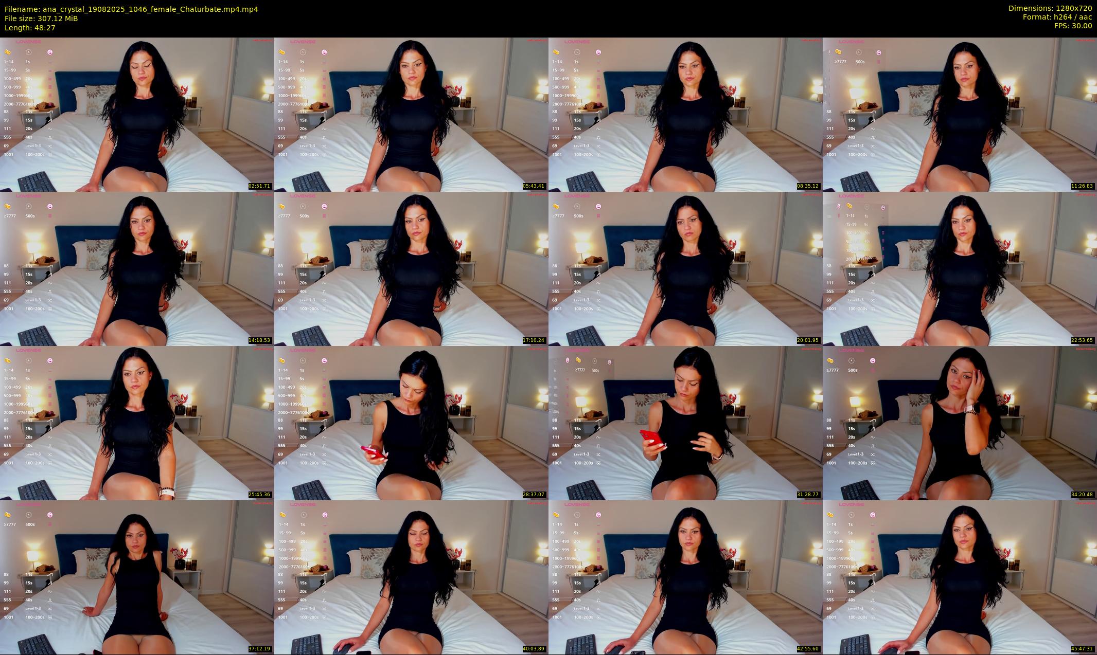 ana_crystal — 49 minute Chaturbate female cam show recording, 720p, Aug 19, 2025