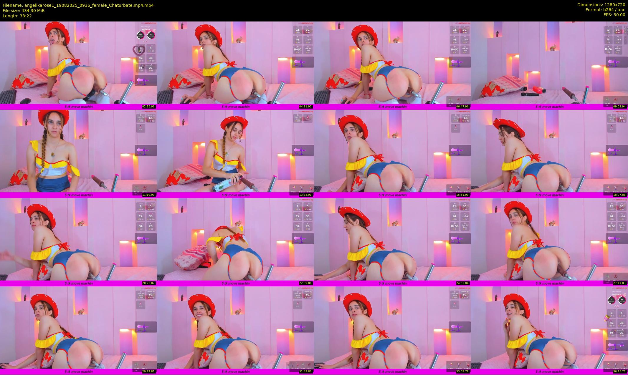 angelikarose1 — 39 minute Chaturbate female cam show recording, 720p, Aug 19, 2025