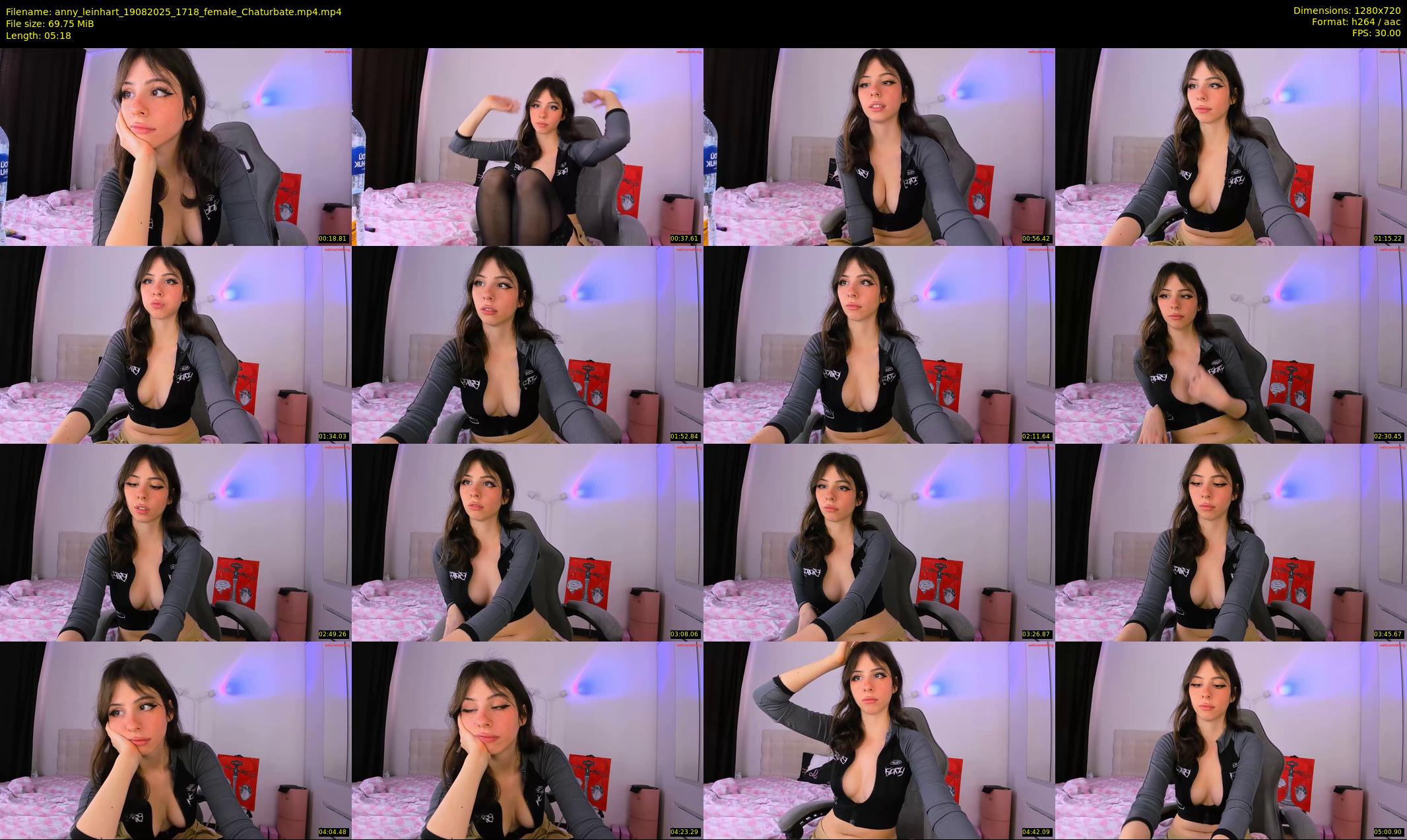 anny_leinhart — 6 minute Chaturbate female cam show recording, 720p, Aug 19, 2025