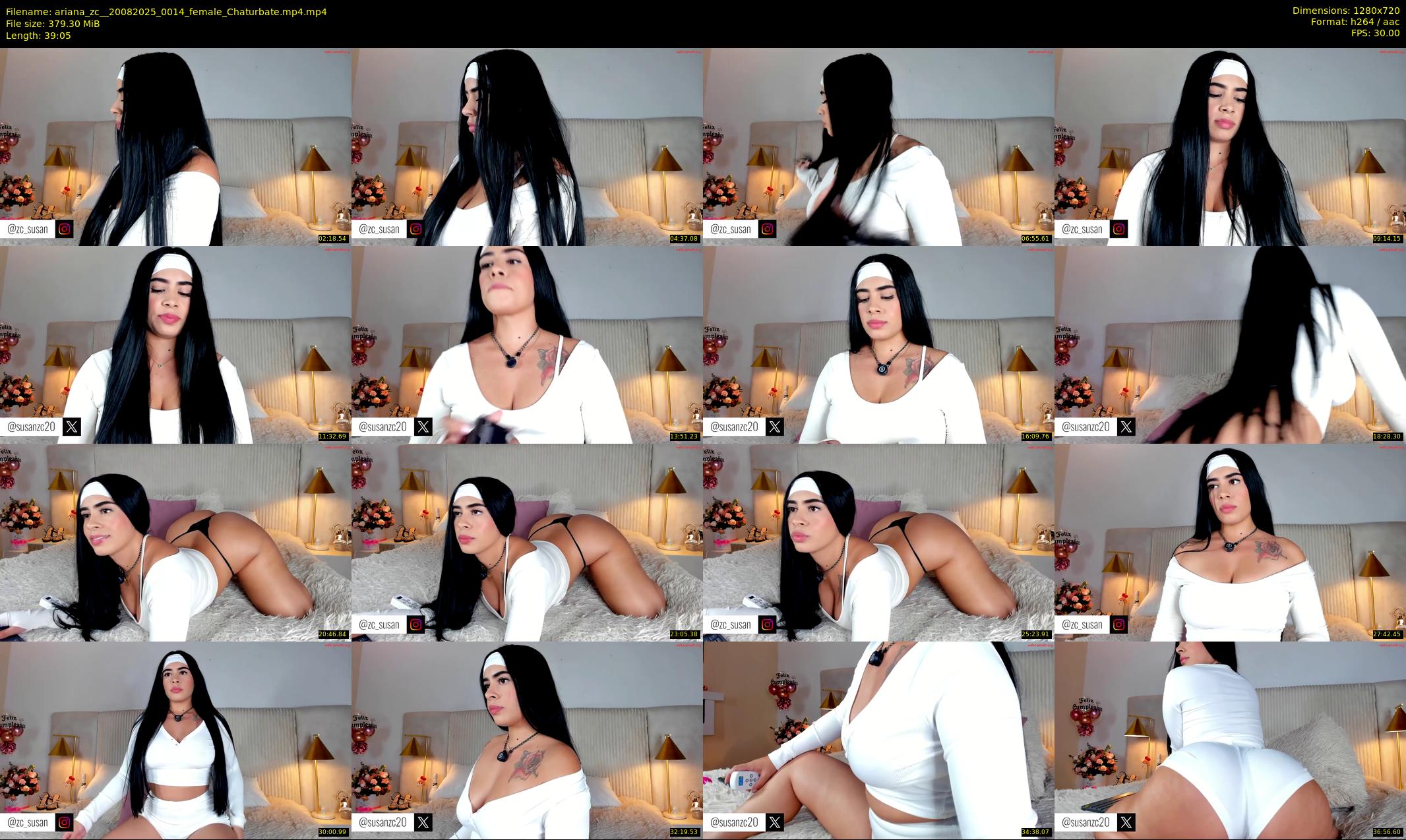 ariana_zc_ — 40 minute Chaturbate female cam show recording, 720p, Aug 20, 2025