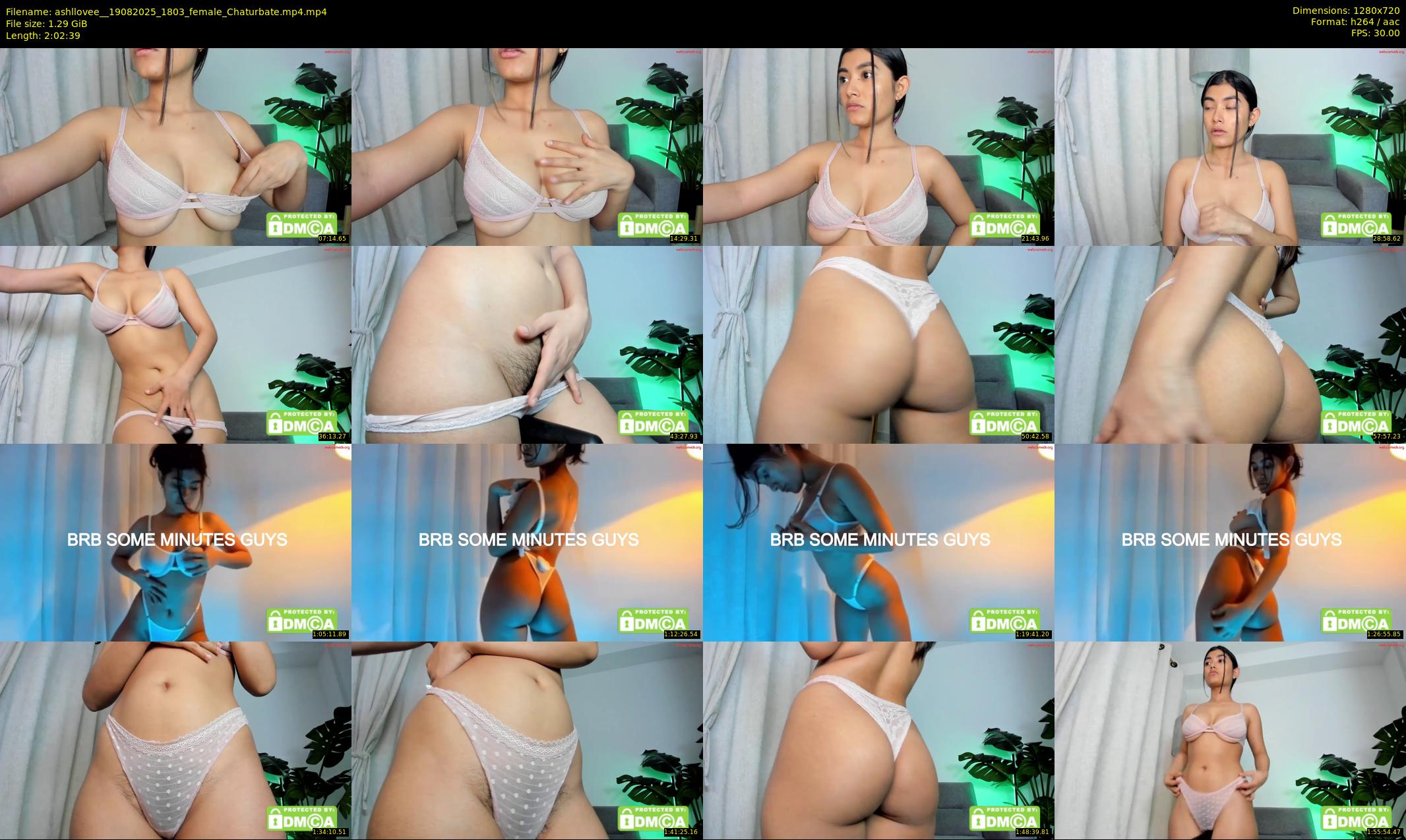 ashllovee_ — 123 minute Chaturbate female cam show recording, 720p, Aug 19, 2025
