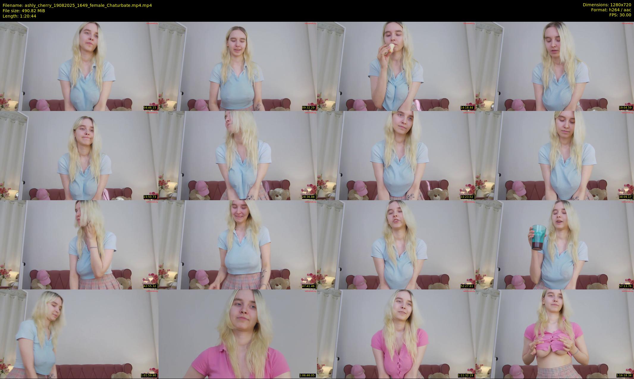 ashly_cherry — 81 minute Chaturbate female cam show recording, 720p, Aug 19, 2025