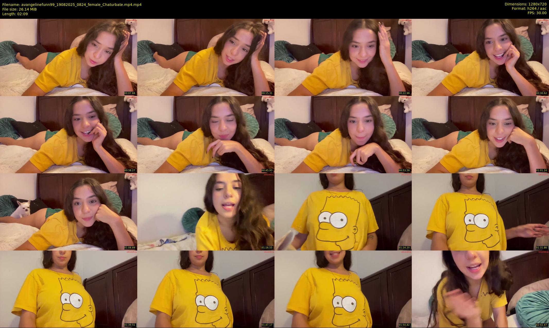 avangelinefunn99 — 3 minute Chaturbate female cam show recording, 720p, Aug 19, 2025