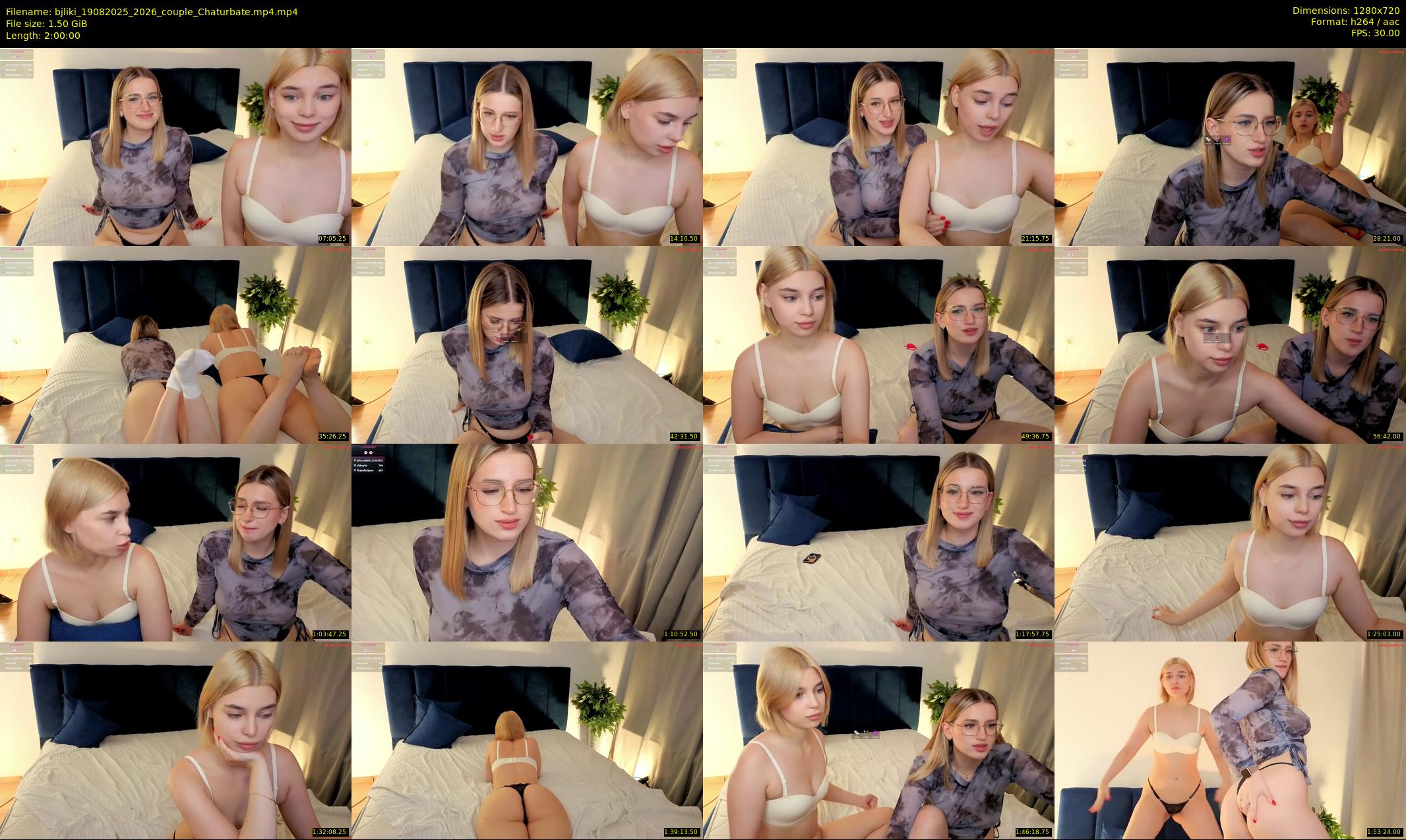 bjliki — 120 minute Chaturbate couple cam show recording, 720p, Aug 19, 2025