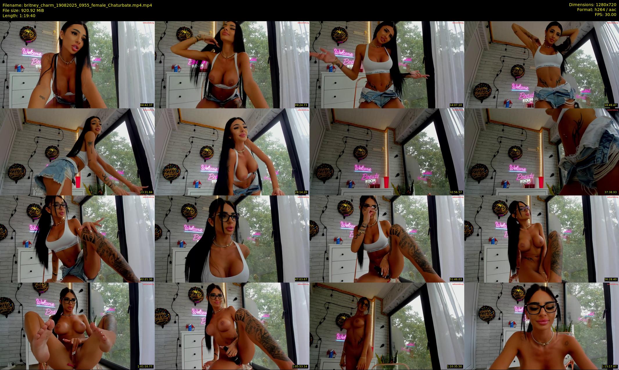 britney_charm — 80 minute Chaturbate female cam show recording, 720p, Aug 19, 2025