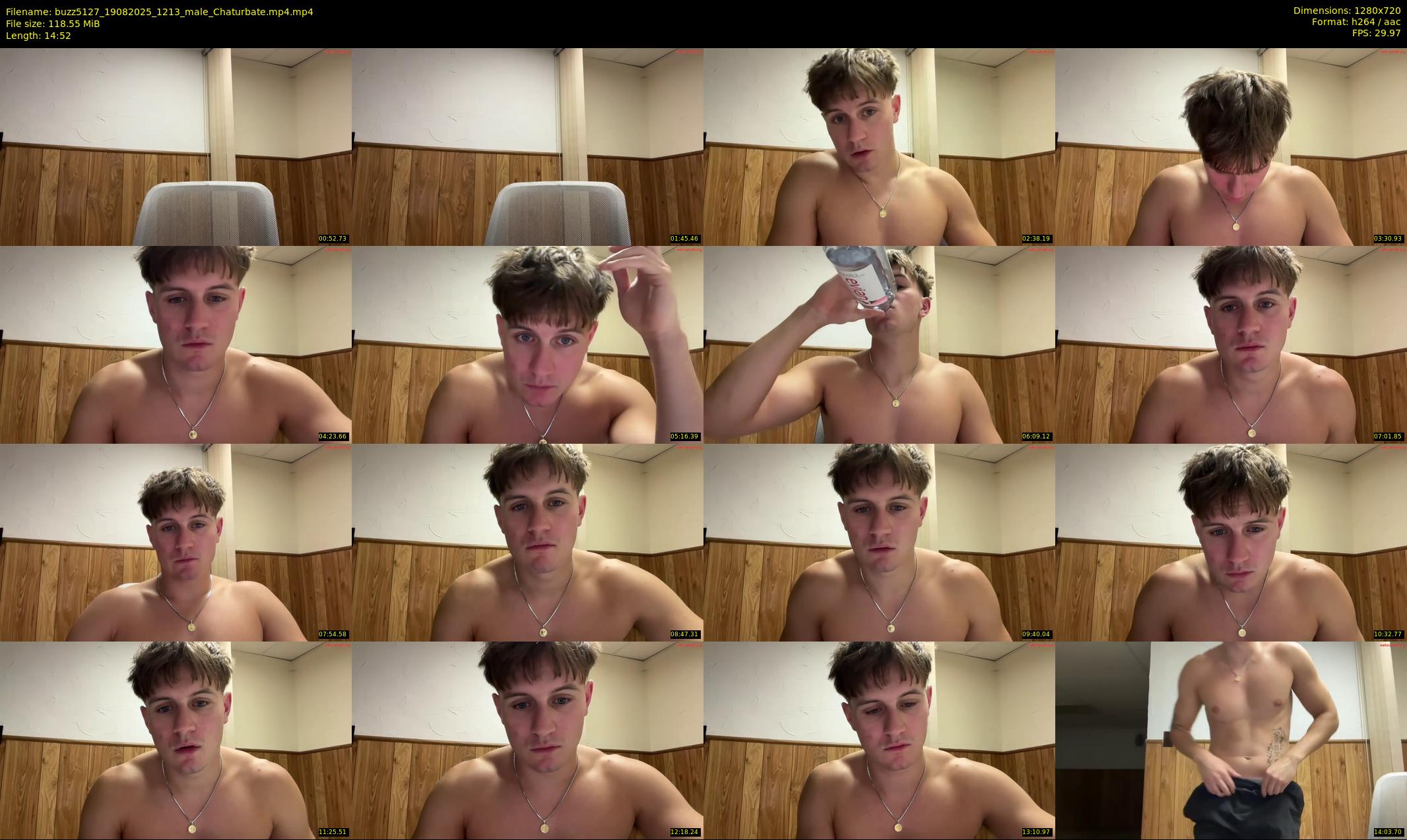 buzz5127 — 15 minute Chaturbate male cam show recording, 720p, Aug 19, 2025